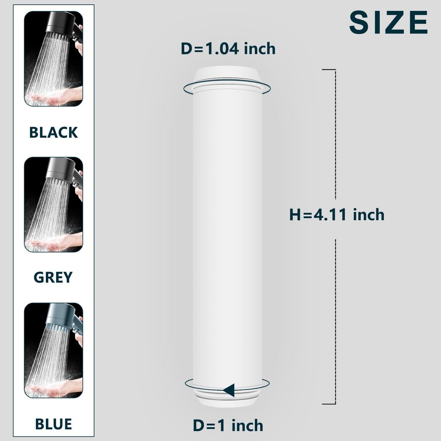 Filtro de Ducha Slirceods Reemplazo 3 Unidades Multi Etapas