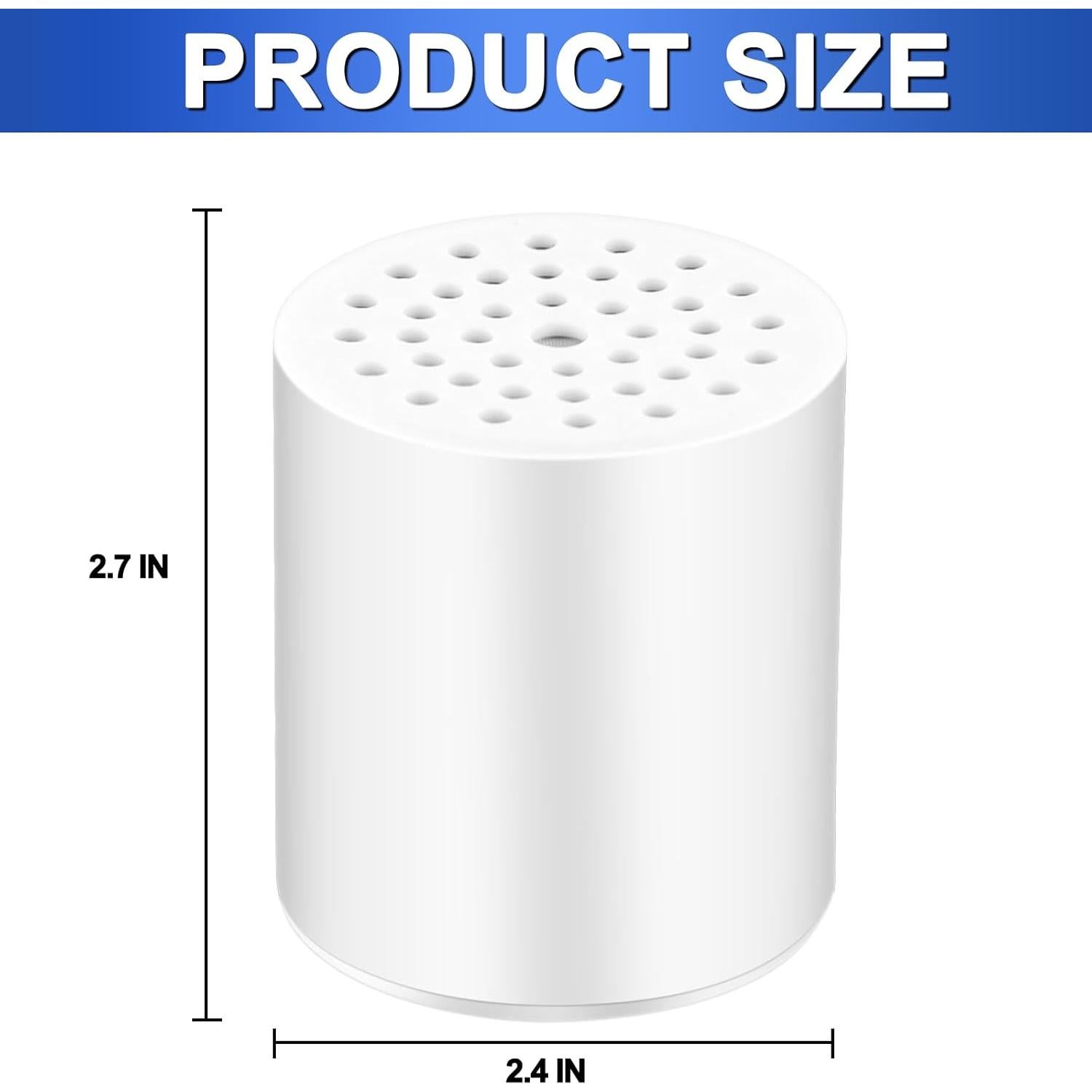 Paquete de 4 cartuchos filtro ducha 15 etapas Cenipar