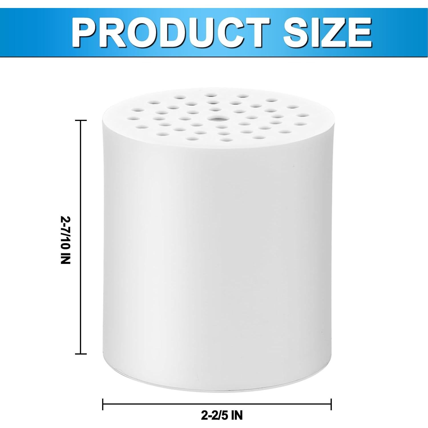 Paquete de 6 Filtros de Ducha 20 Etapas Cenipar 1.28 kg