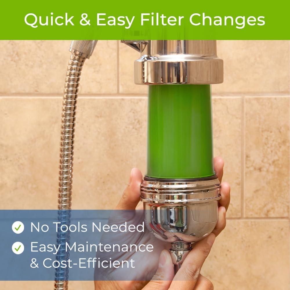 Cartucho Filtro Ducha WaterChef RCSF-7 Reducción Cloro 96.6%