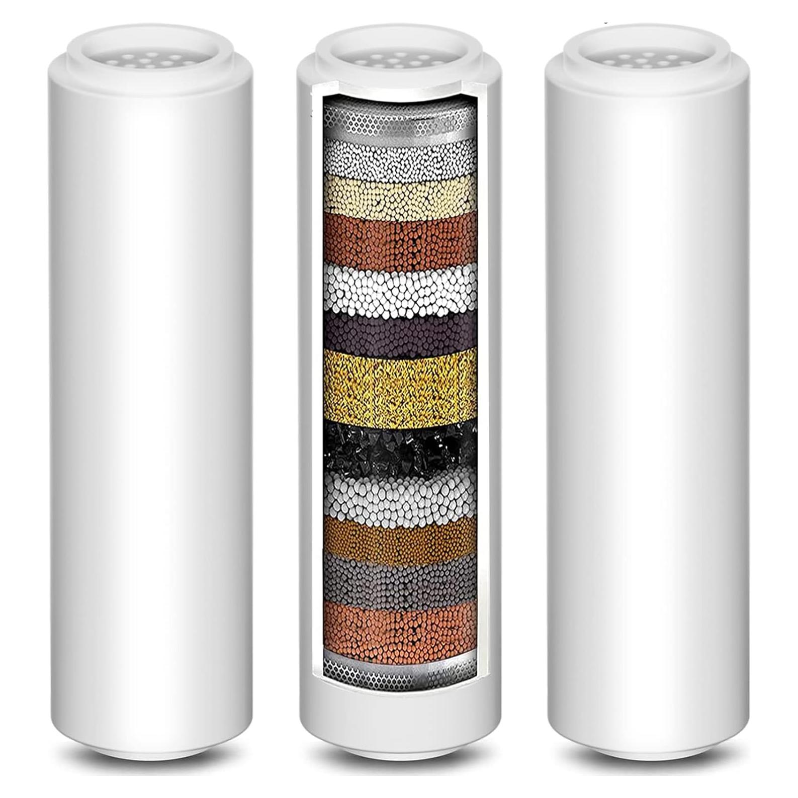 Filtro de Ducha RexSoul 3 Piezas 15 Etapas Purificador