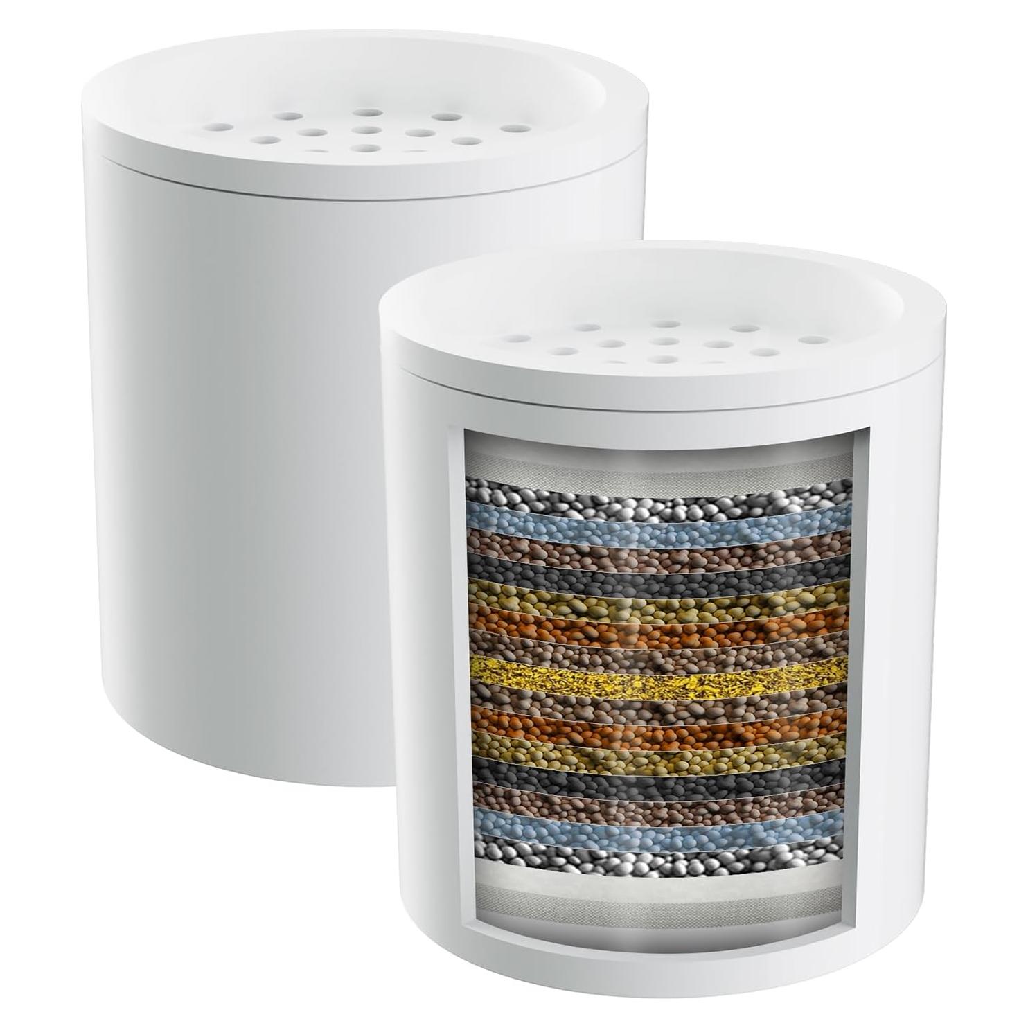 Cartuchos de Reemplazo Filtro de Ducha Hibbent 2 Pack