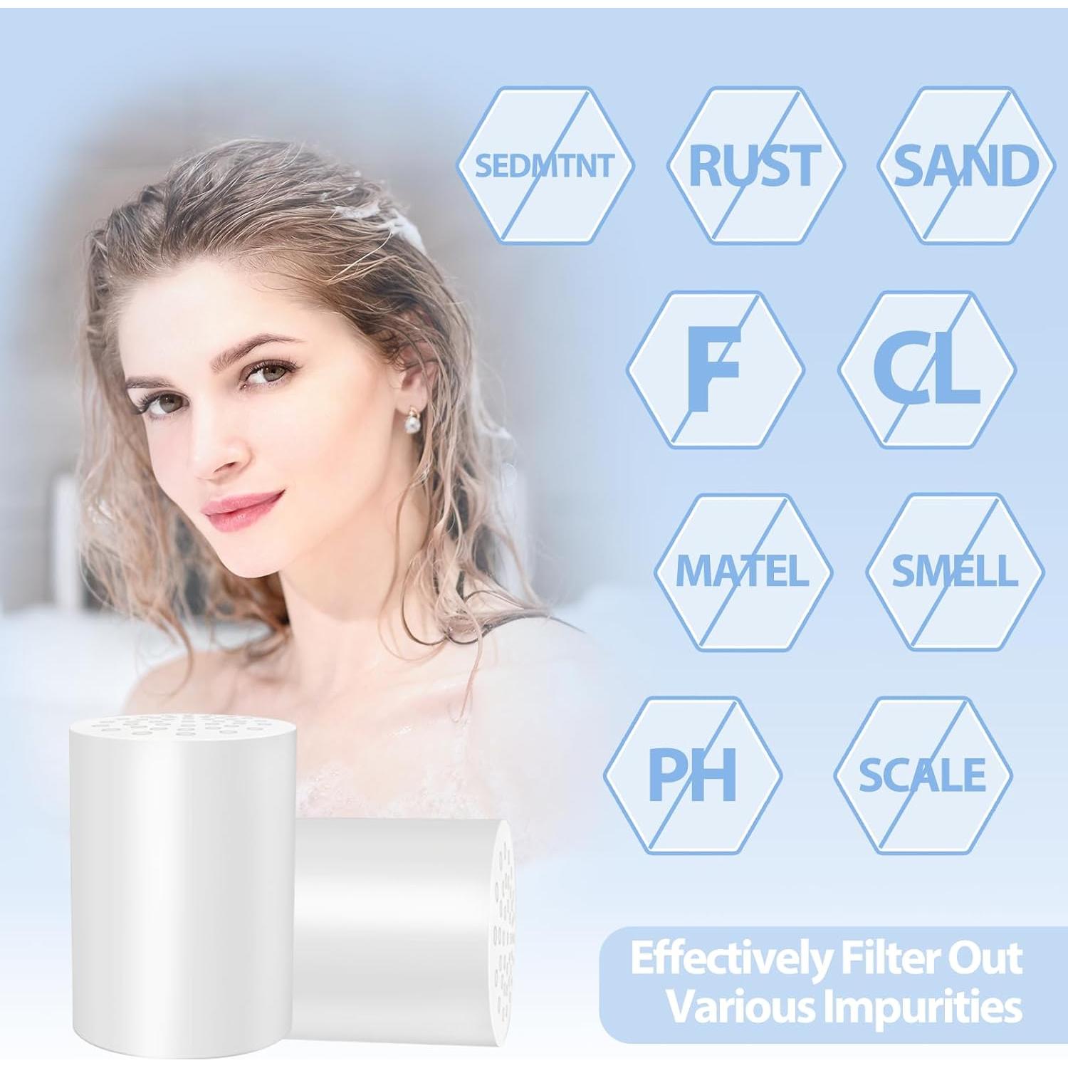 Cartuchos de Filtro de Ducha Dwavele 20 Etapas - 3 Piezas