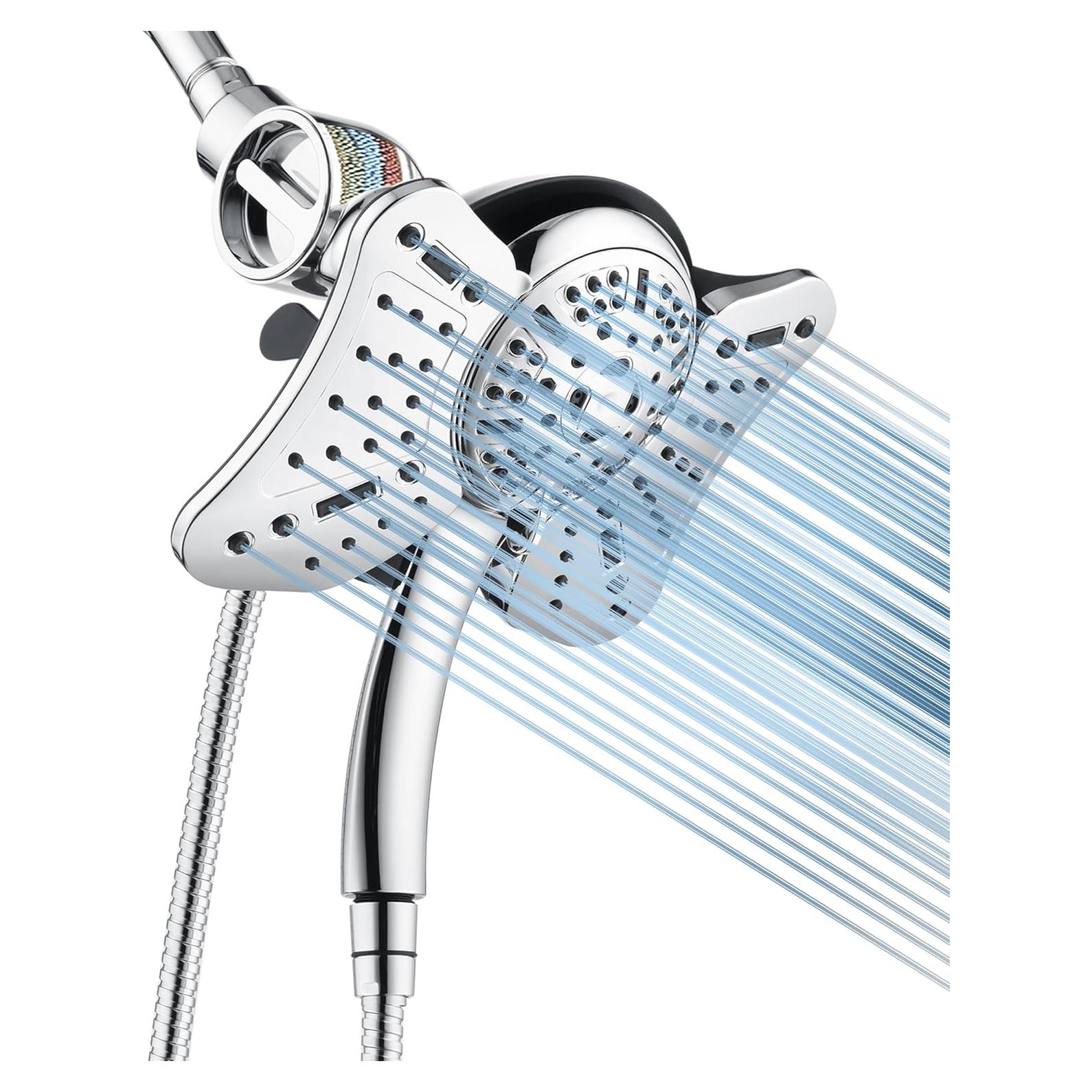 Cabezal de Ducha Filtrado GRICH 2 en 1 con Manguera 152.4 cm
