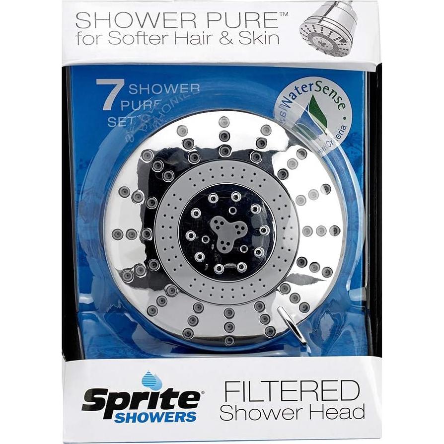 Cabezal de Ducha Filtrado Sprite Pure 7 Configuraciones Cromo
