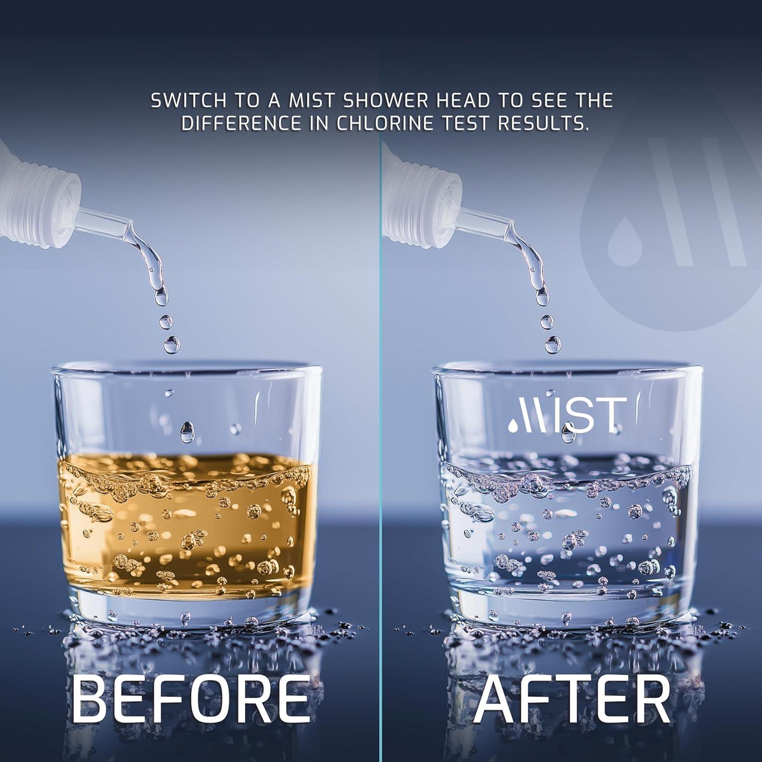 Filtro de Ducha Mist 5 Modos Cromo 9.46 L/min 15 Etapas
