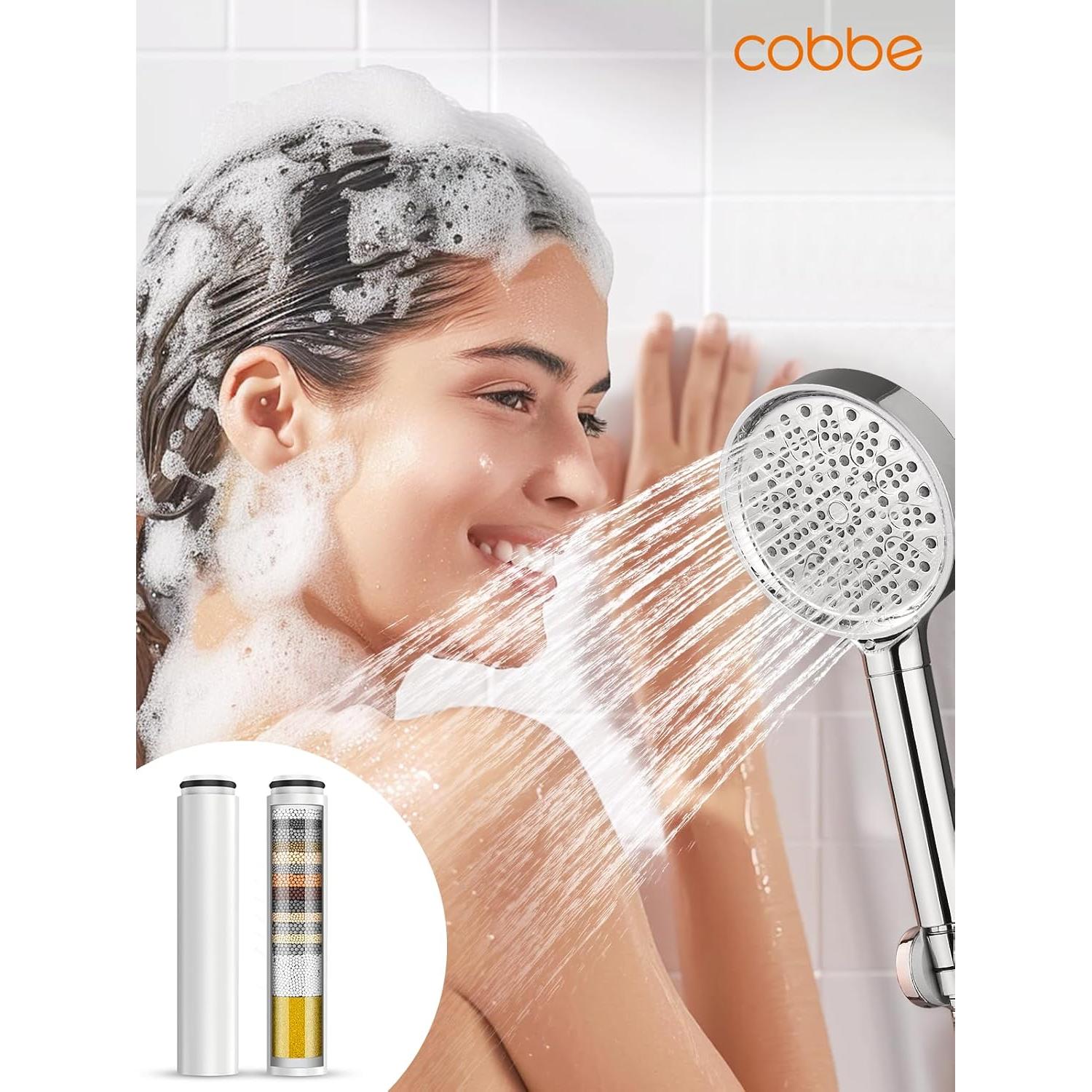 Filtros de Reemplazo Cobbe 2 Pack para Ducha - Elimina Cloro