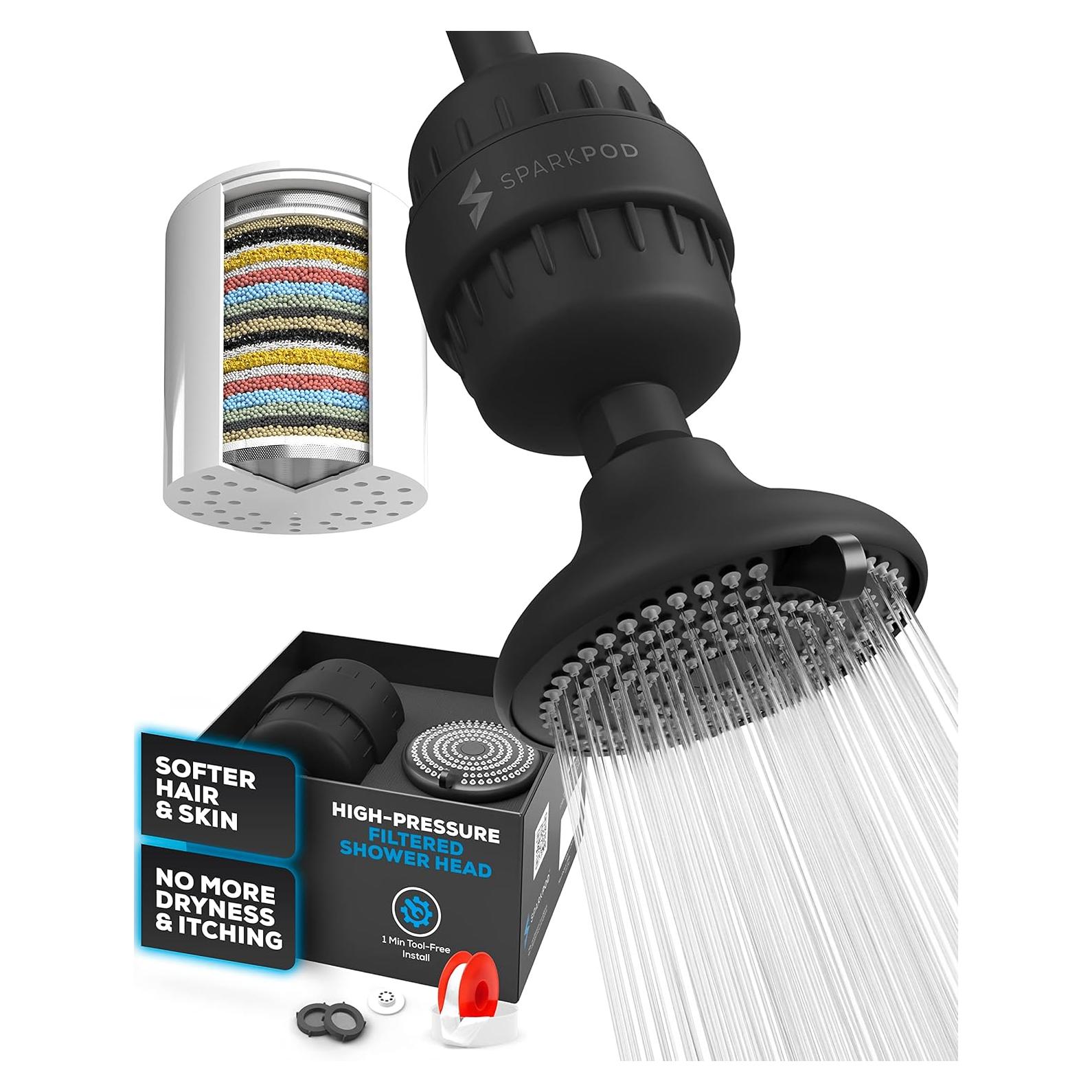 Cabezal de Ducha Filtrado SparkPod 23 Etapas Alta Presión