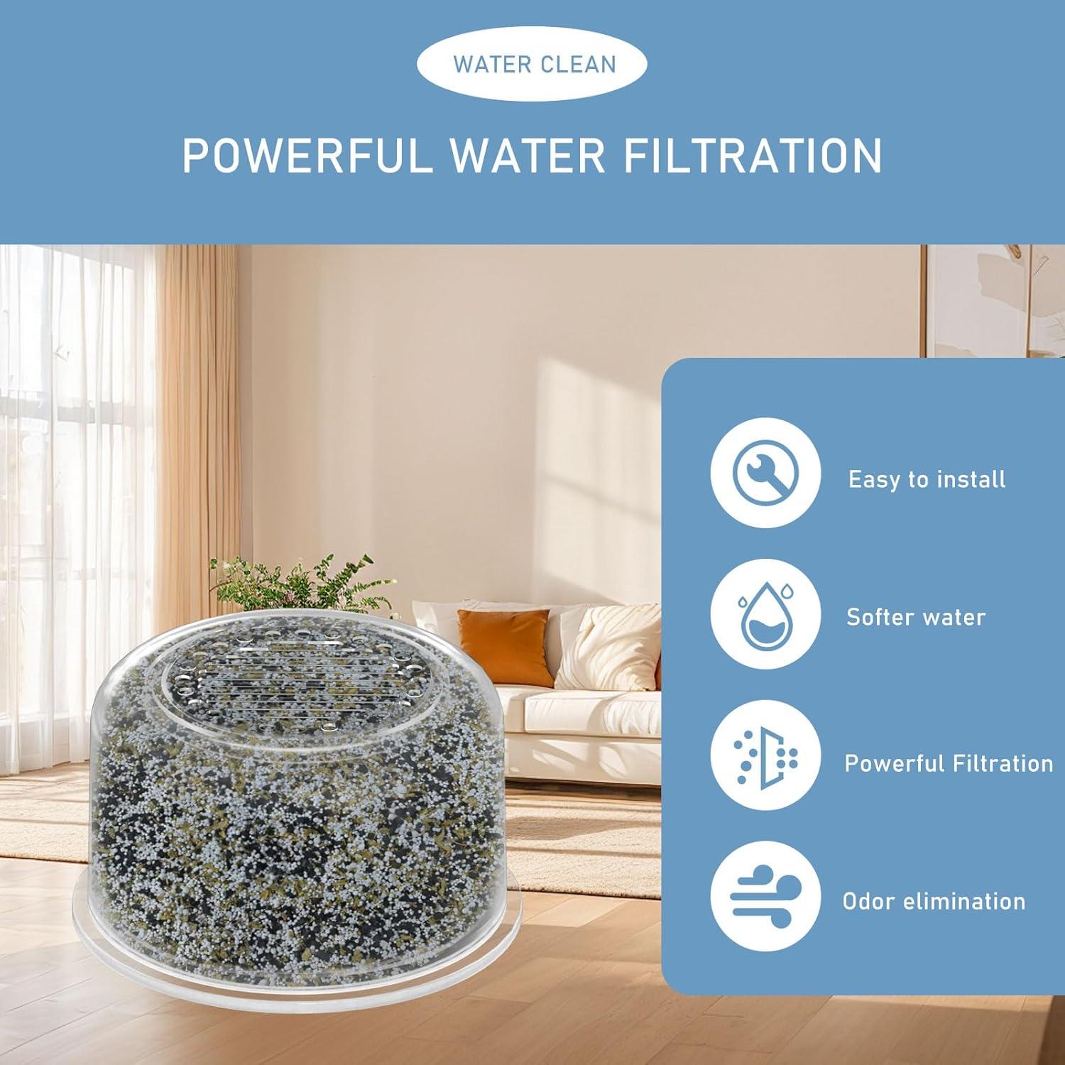 Cartucho Filtro de Ducha Mixzeny 2 Unidades 3 Etapas