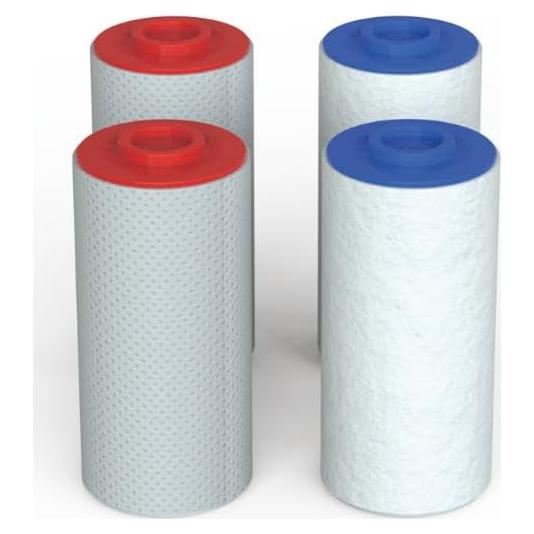 Cartuchos de Reemplazo Filtro de Ducha Weddell 2+2 Carbono