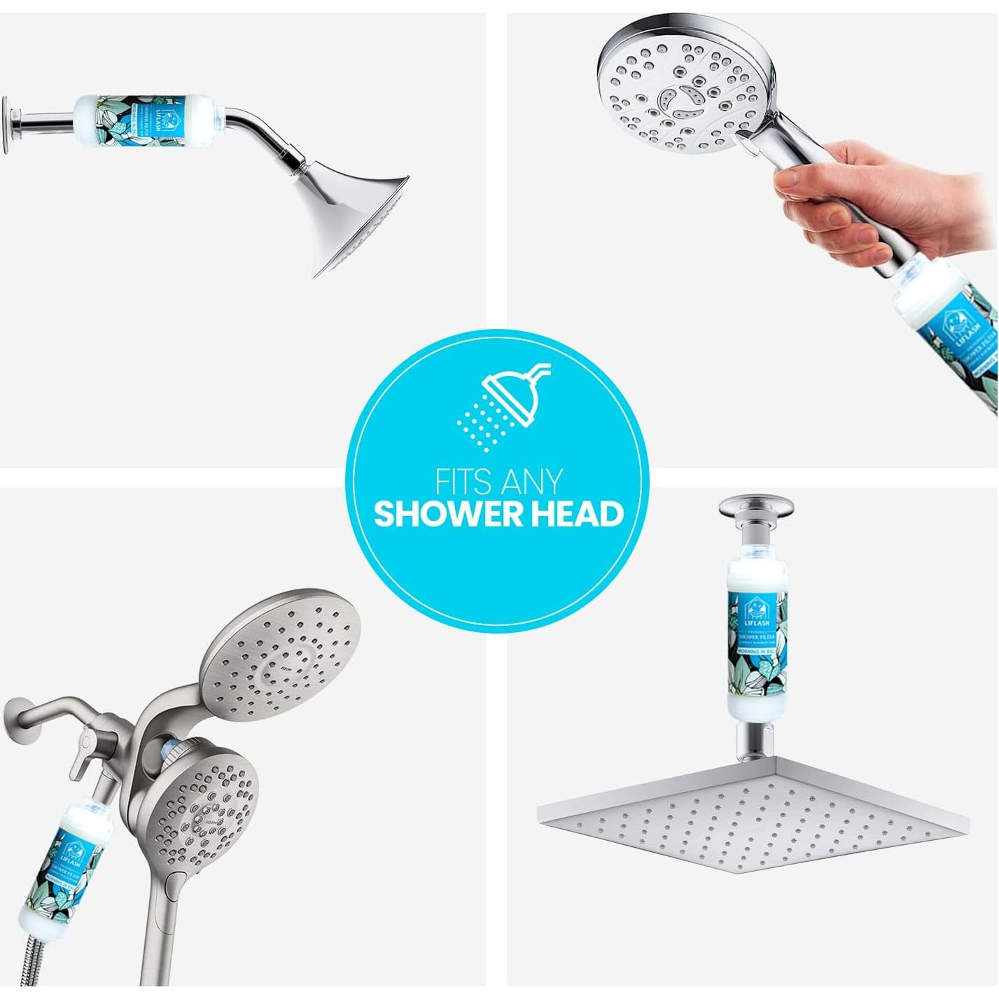 Filtro de Ducha Vitamina C LIFLASH Agua Dura 170g Aroma Bali