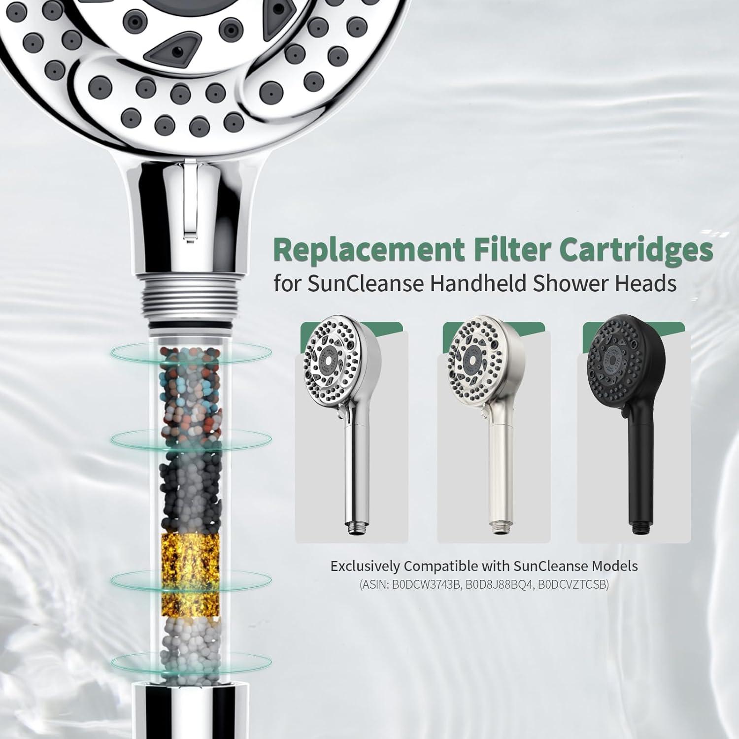 Filtro de Ducha SunCleanse - Cartuchos Reemplazo 2 Piezas