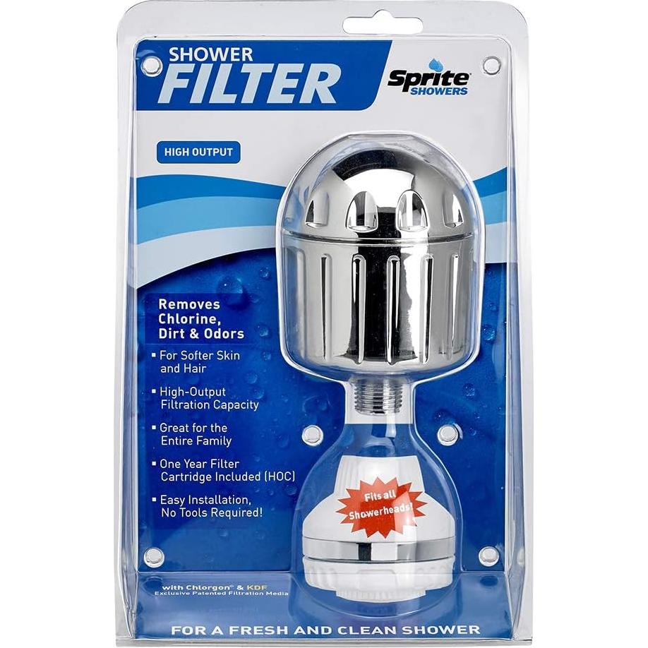 Filtro de Ducha Sprite HO2-CM Universal Cromo 12 meses