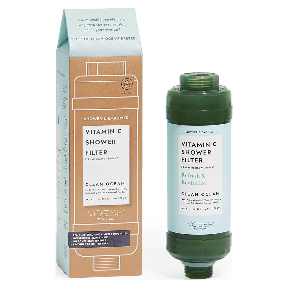 Filtro de Ducha VOESH Vitamina C Océano 48cm Aromaterapia