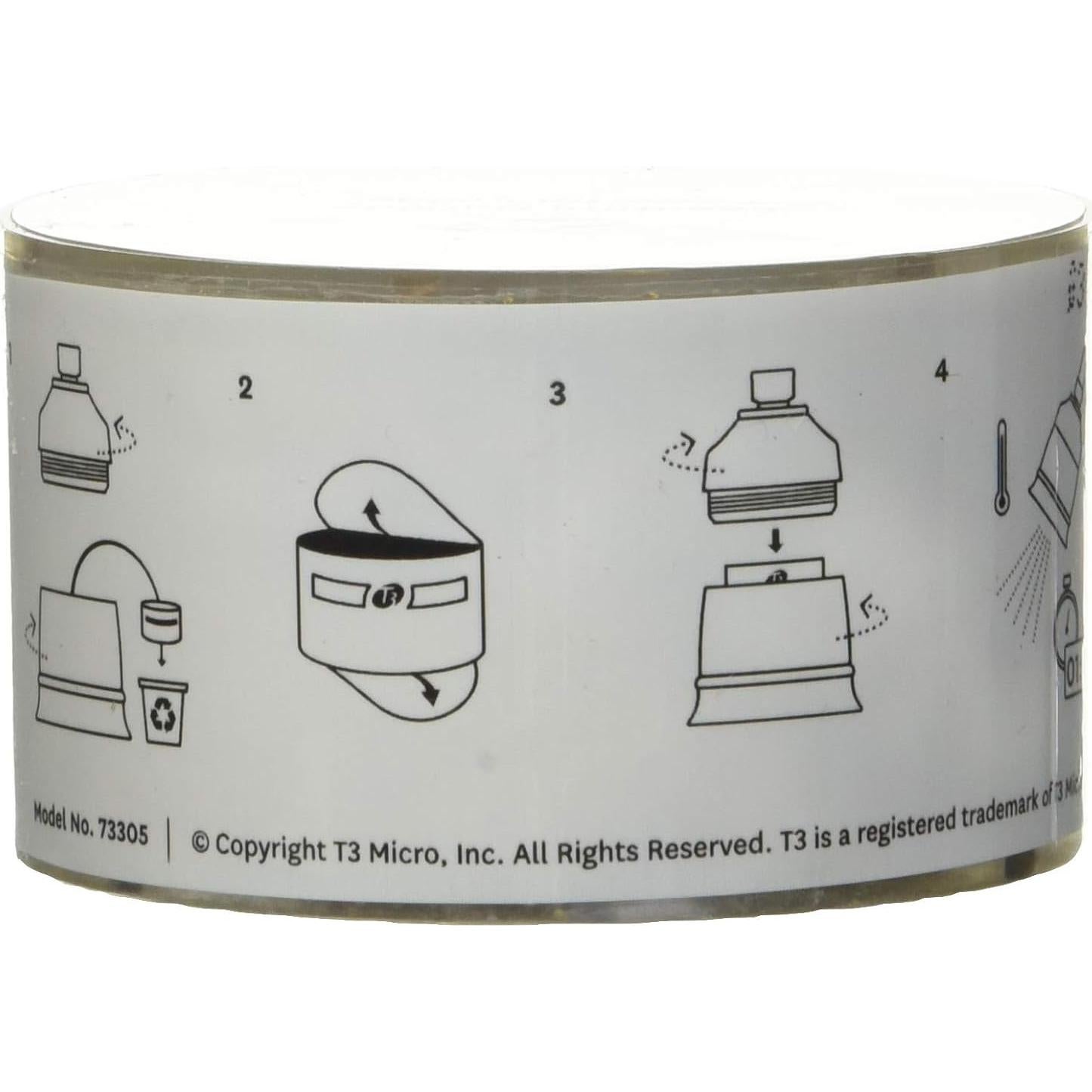 Filtro de agua T3 Micro para ducha - Repuesto mineral 7.11 cm