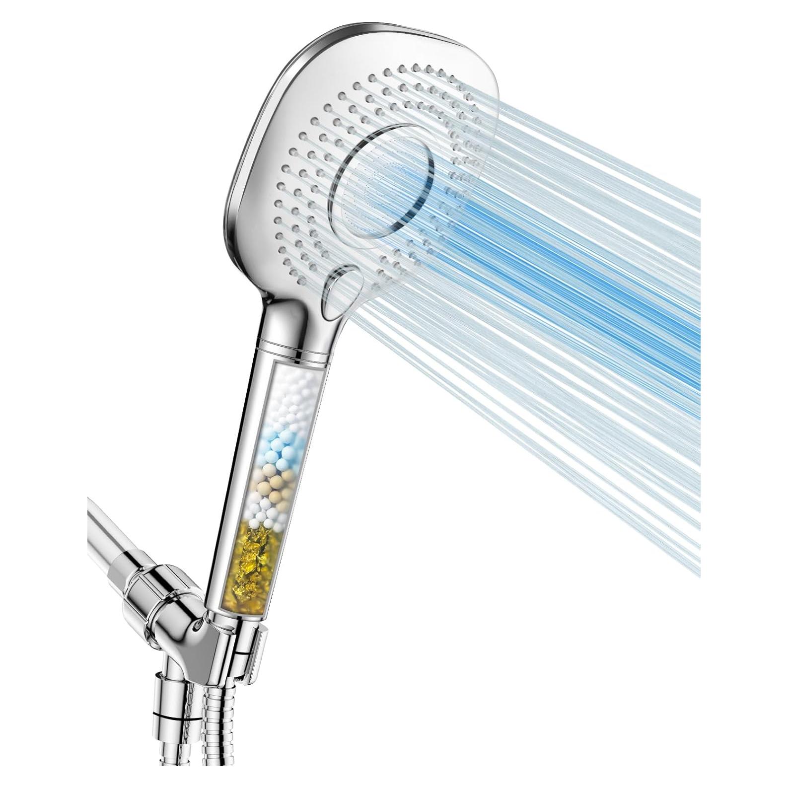 Cabezal de Ducha Filtrado KOSNEW Alta Presión 11.94 cm