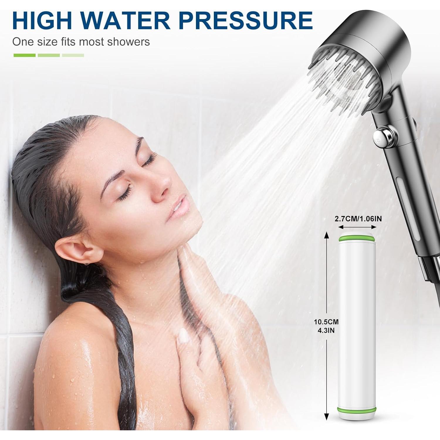 Cartucho Filtro Ducha Fitespot 2 Piezas 18 Etapas Cloro