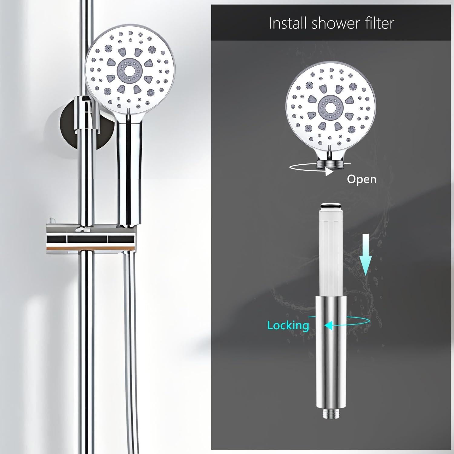 Filtro de Ducha Filtrada CAN-MEAGEREN 15 Etapas 4 Piezas