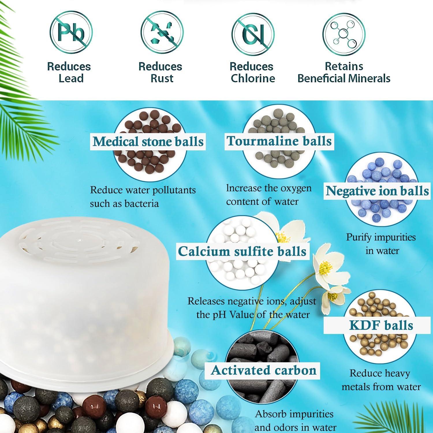 Filtro de Ducha Slirceods 3 Unidades Múltiples Etapas