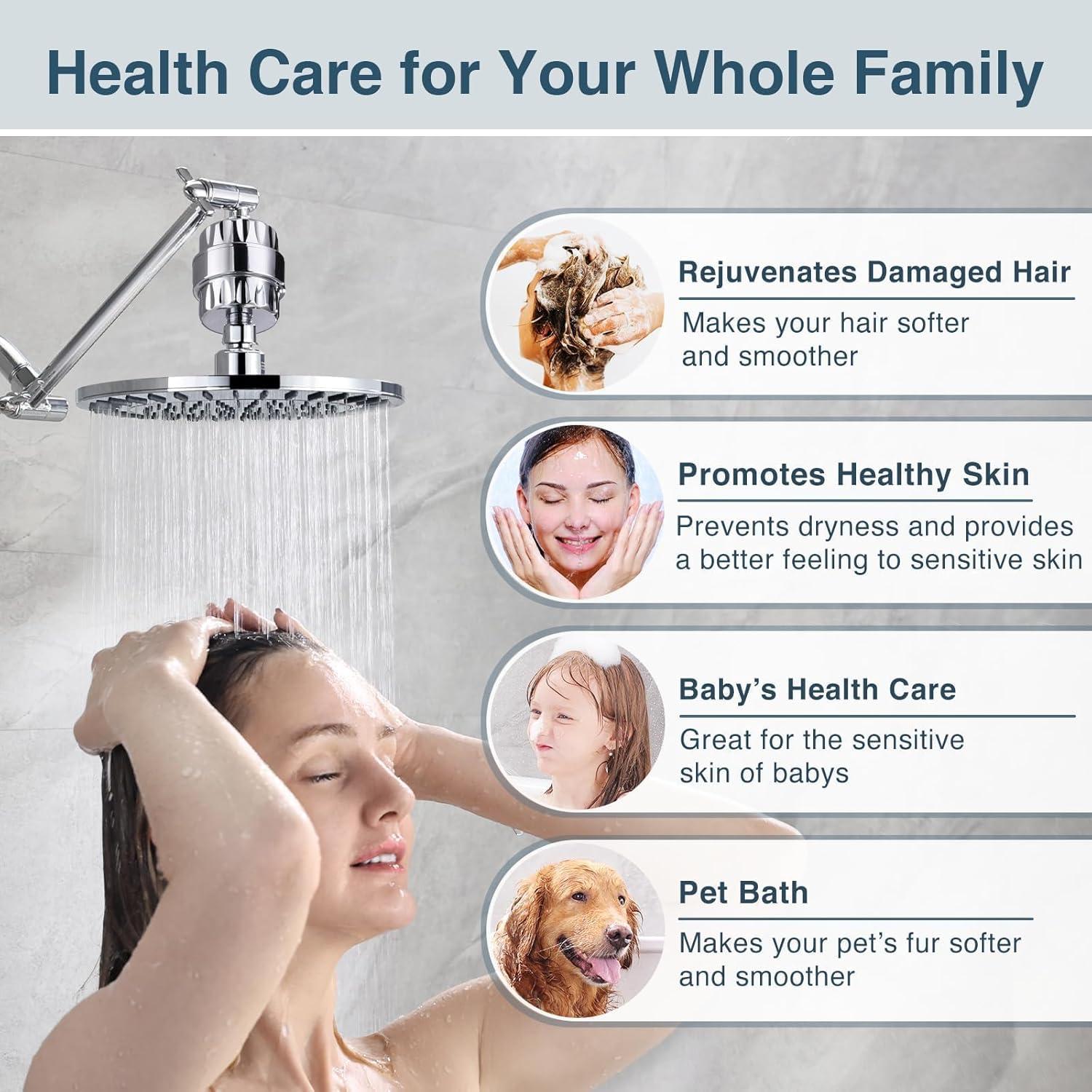 Filtro de Ducha Bright Showers Cromo Universal 0.43 kg