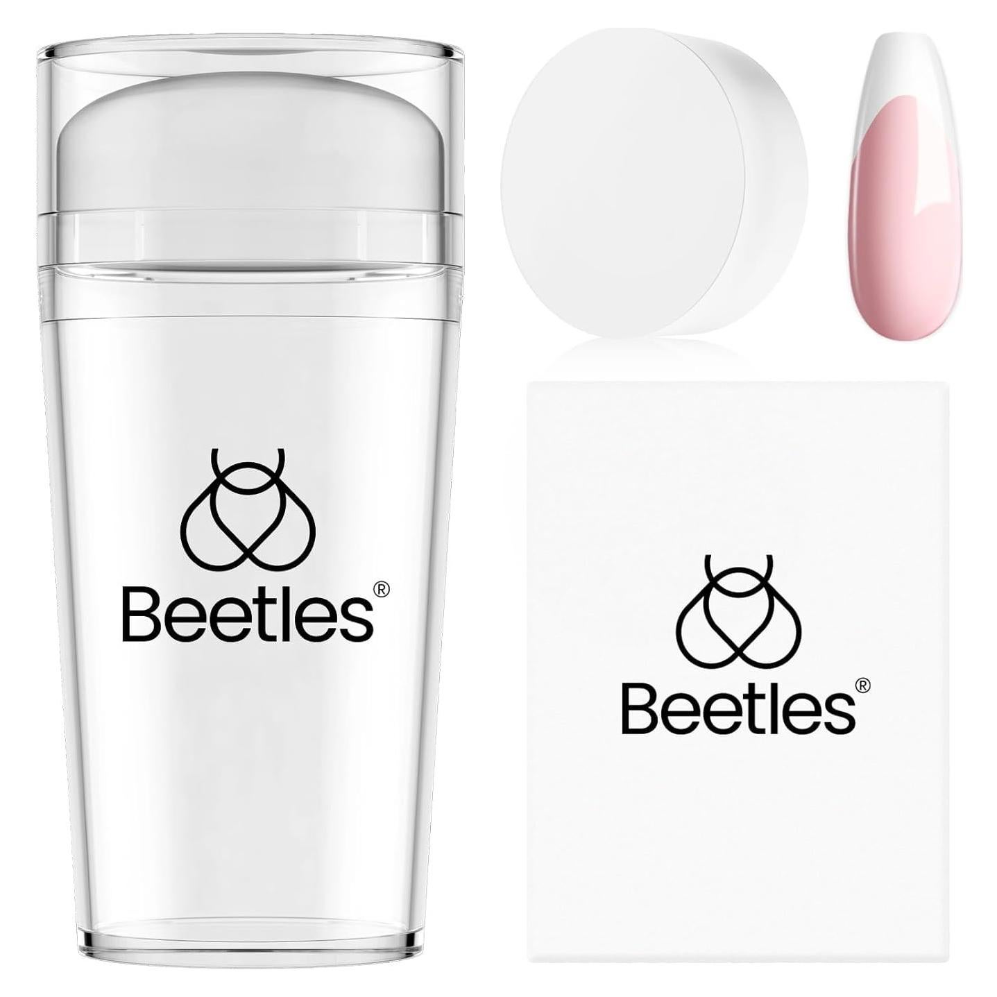 Kit de Estampado de Uñas Beetles 3 Piezas con Raspador
