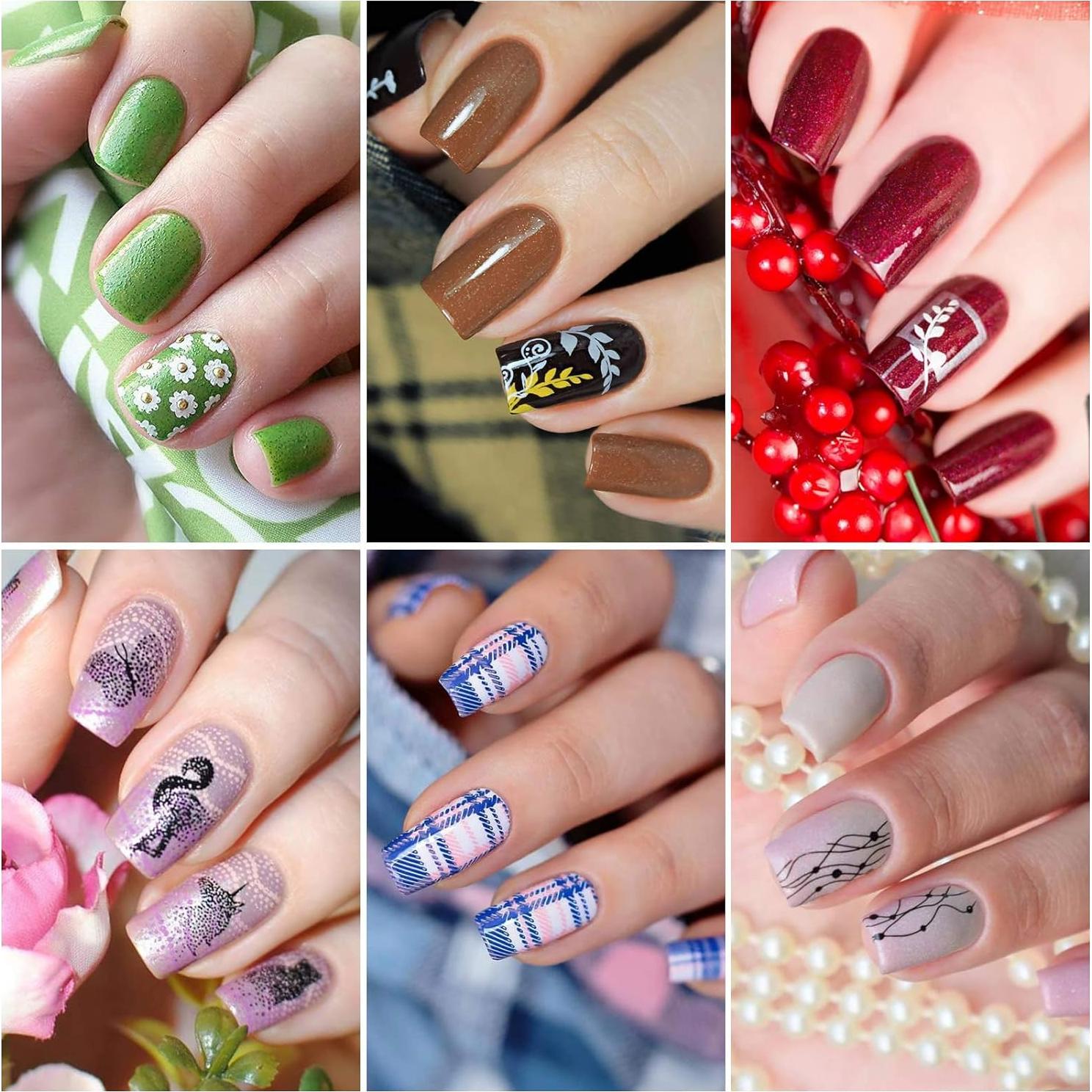 Juego de Placas de Estampado de Uñas Born Pretty 8PCS