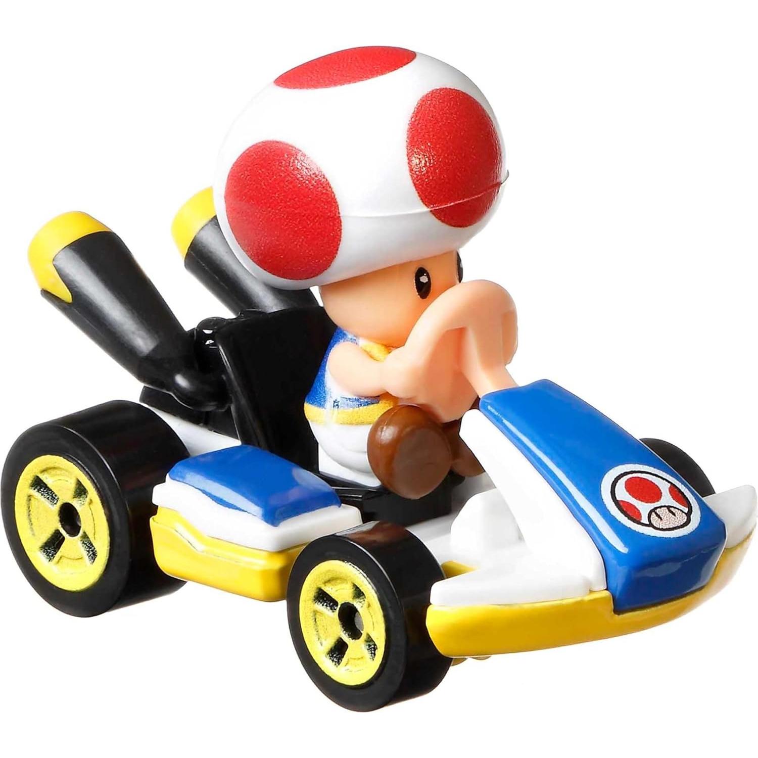 Hot Wheels Mario Kart 4-Pack Vehículos Coleccionables 1:64