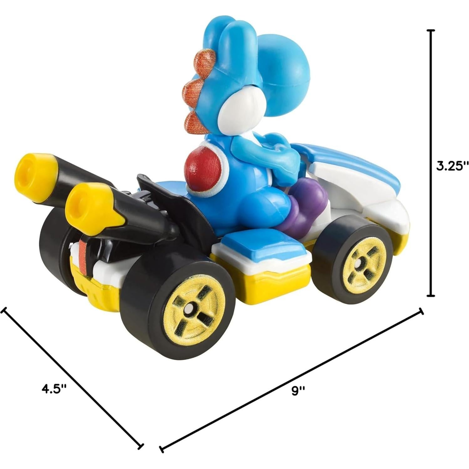 Hot Wheels Mario Kart 4-Pack Vehículos Coleccionables 1:64