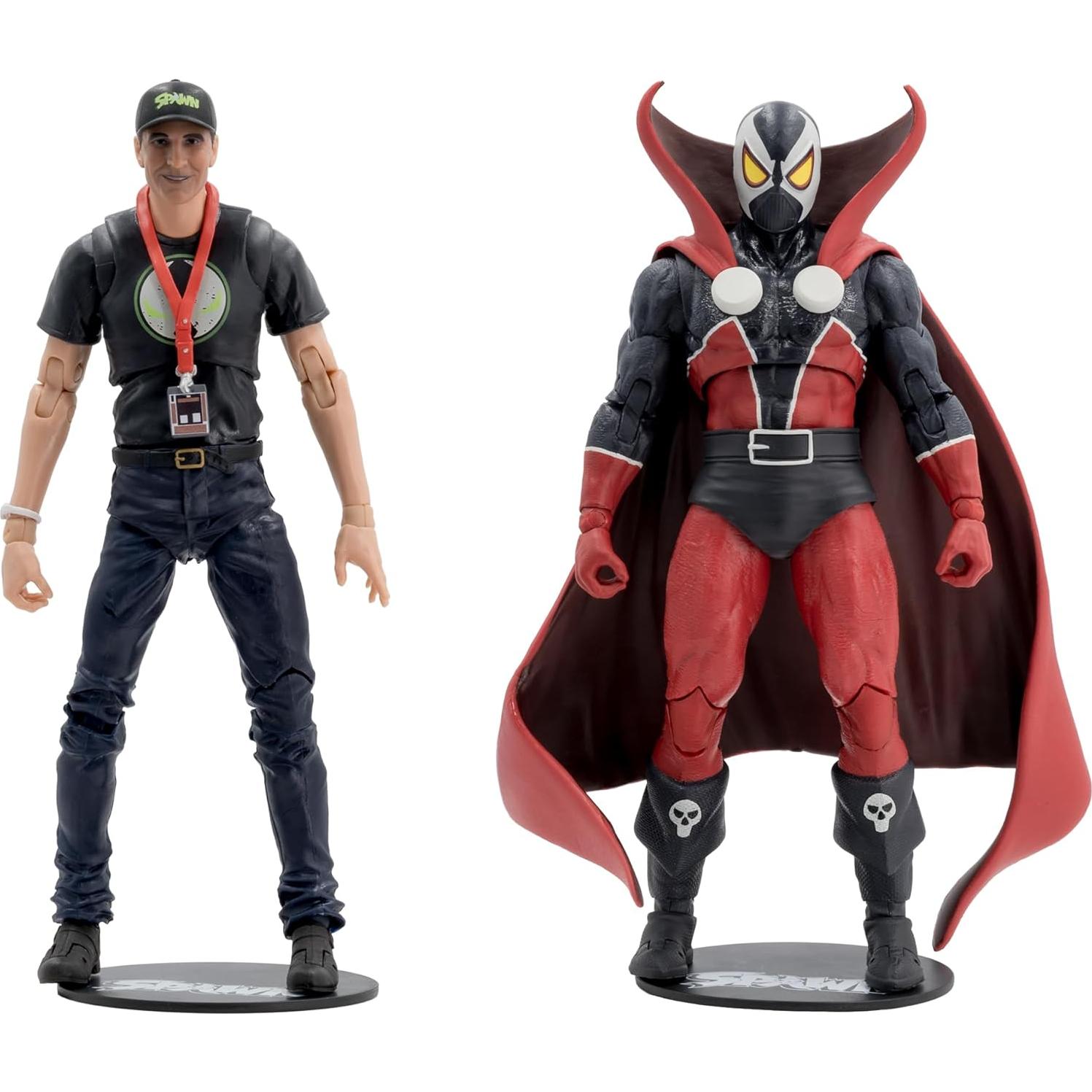 Figuras de acción McFarlane Toys Spawn y Todd McFarlane 2pk