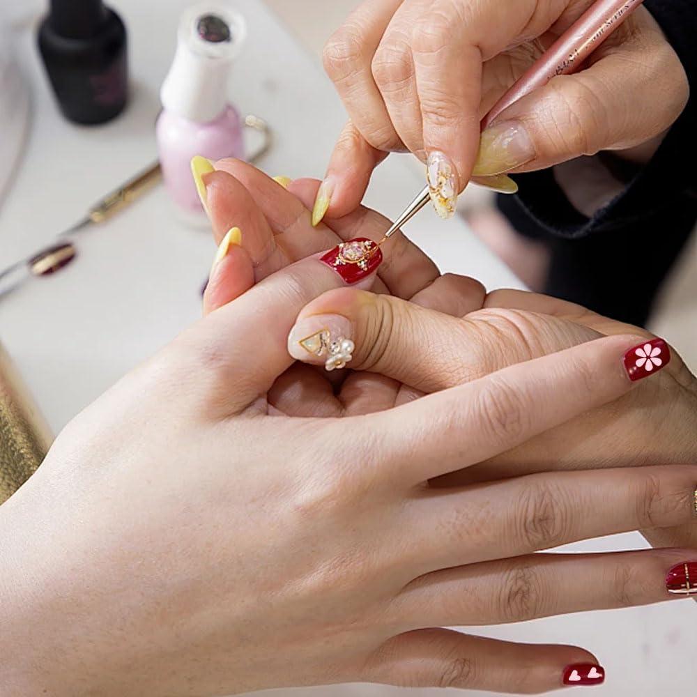 Conjunto de bolígrafos de estampado de uñas Jaczora - 5 piezas