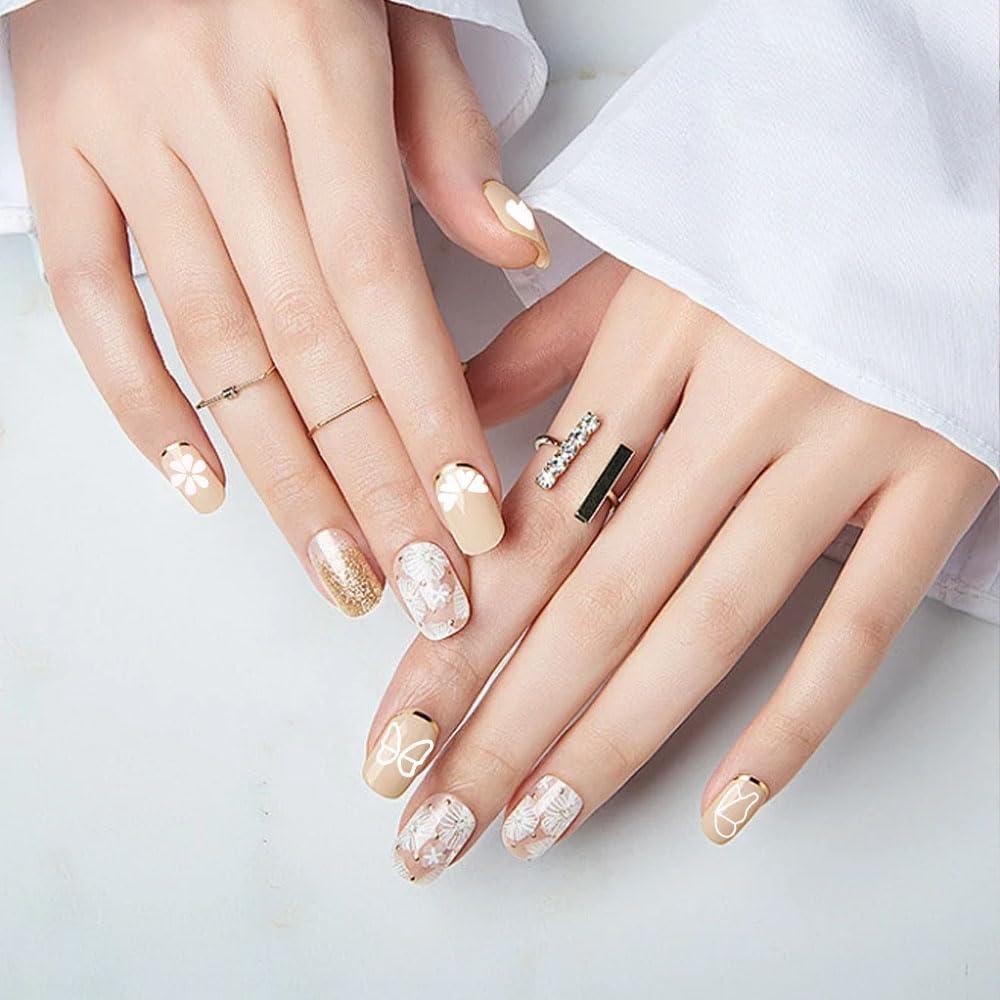 Conjunto de bolígrafos de estampado de uñas Jaczora - 5 piezas