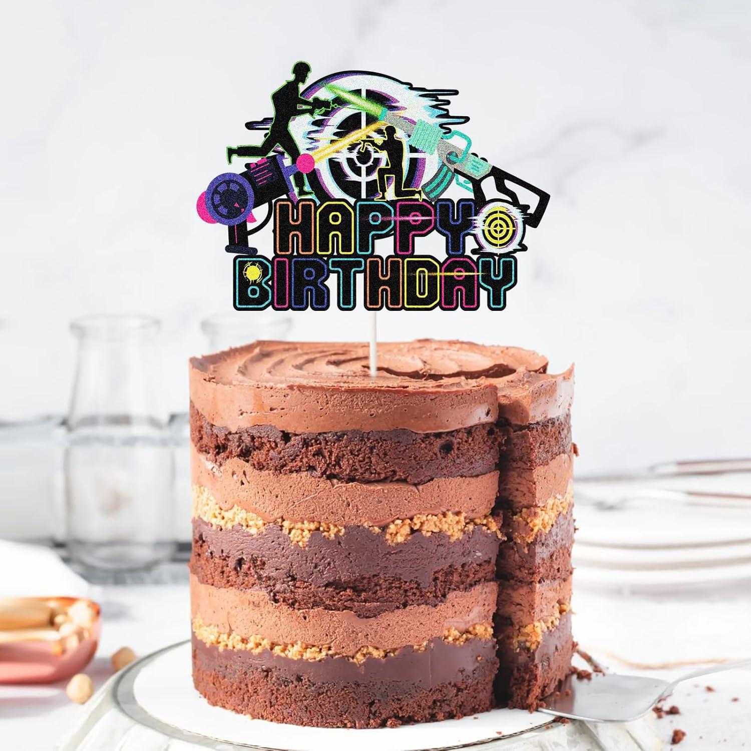 Toppers de pastel feliz PHOHUI 11.5x11.5 cm para cumpleaños