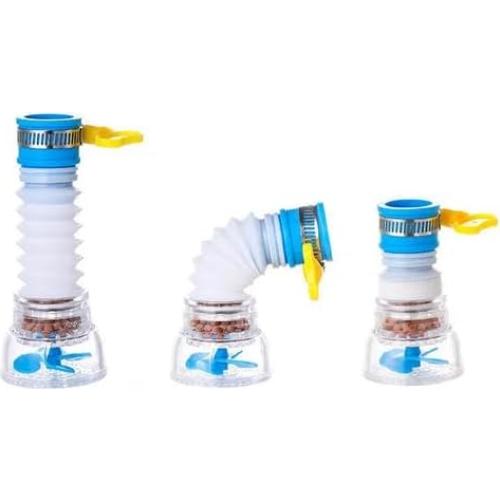 Extensor de Grifo de Cocina ABS Acero Inoxidable 360°