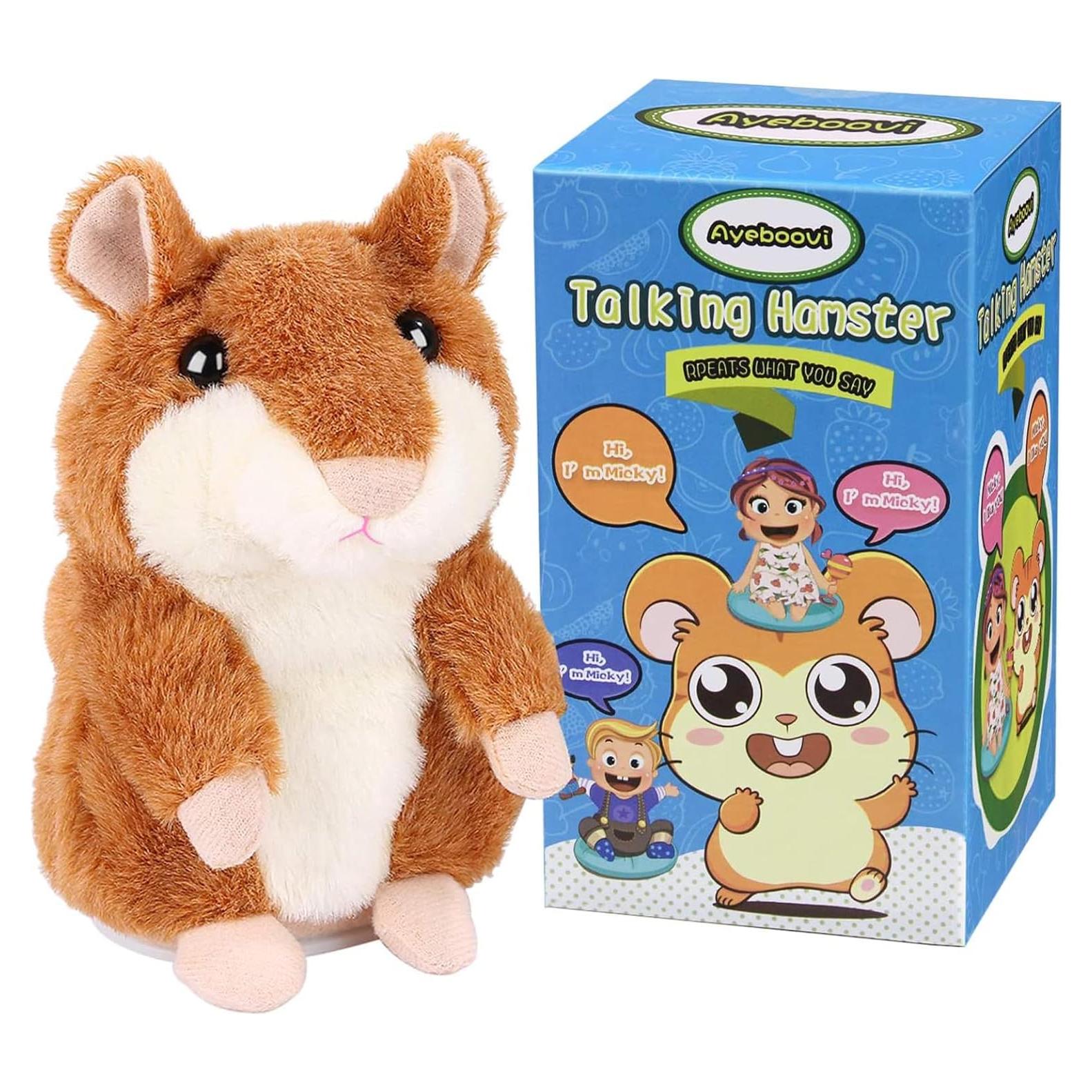 Hamster Hablante Ayeboovi Juguete Interactivo para Niños 3+