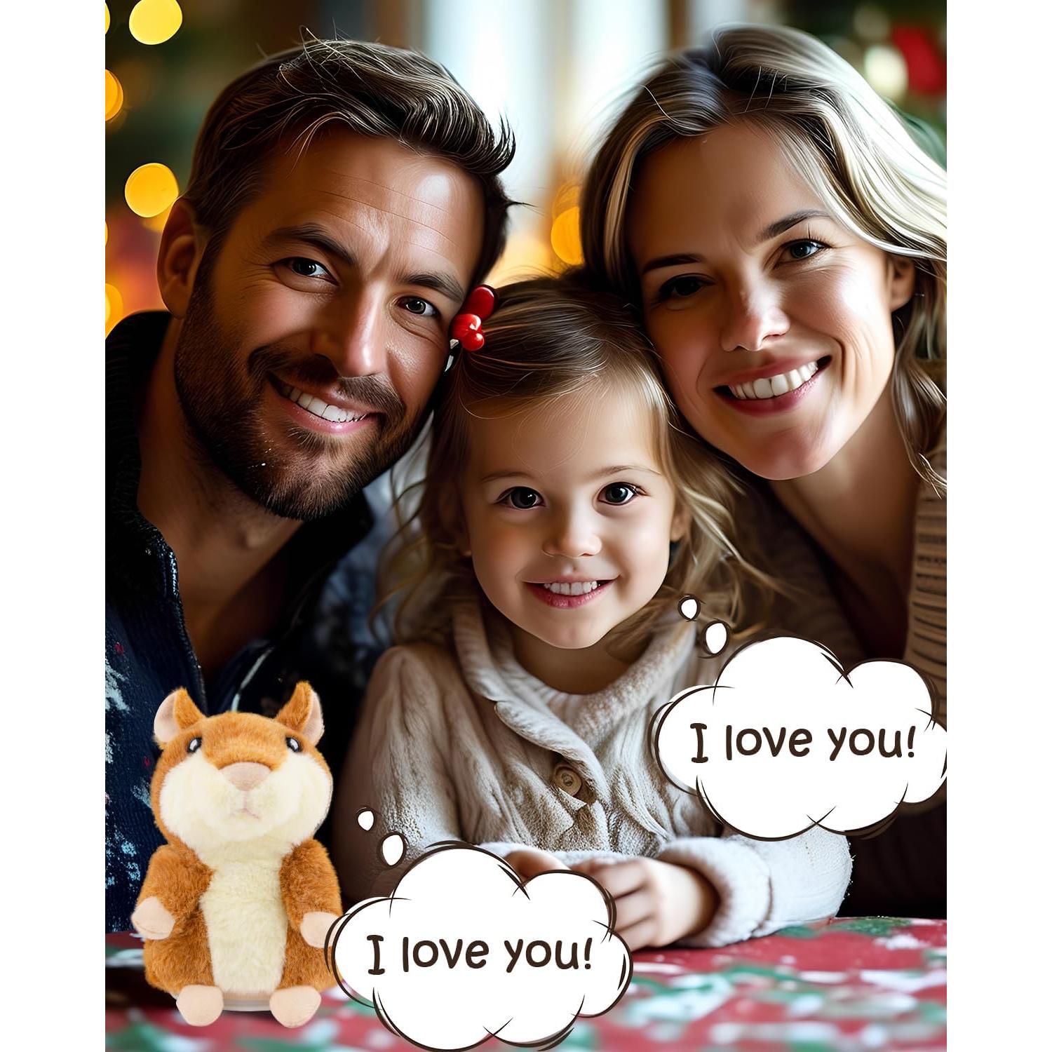 Hamster Hablante Ayeboovi Juguete Interactivo para Niños 3+