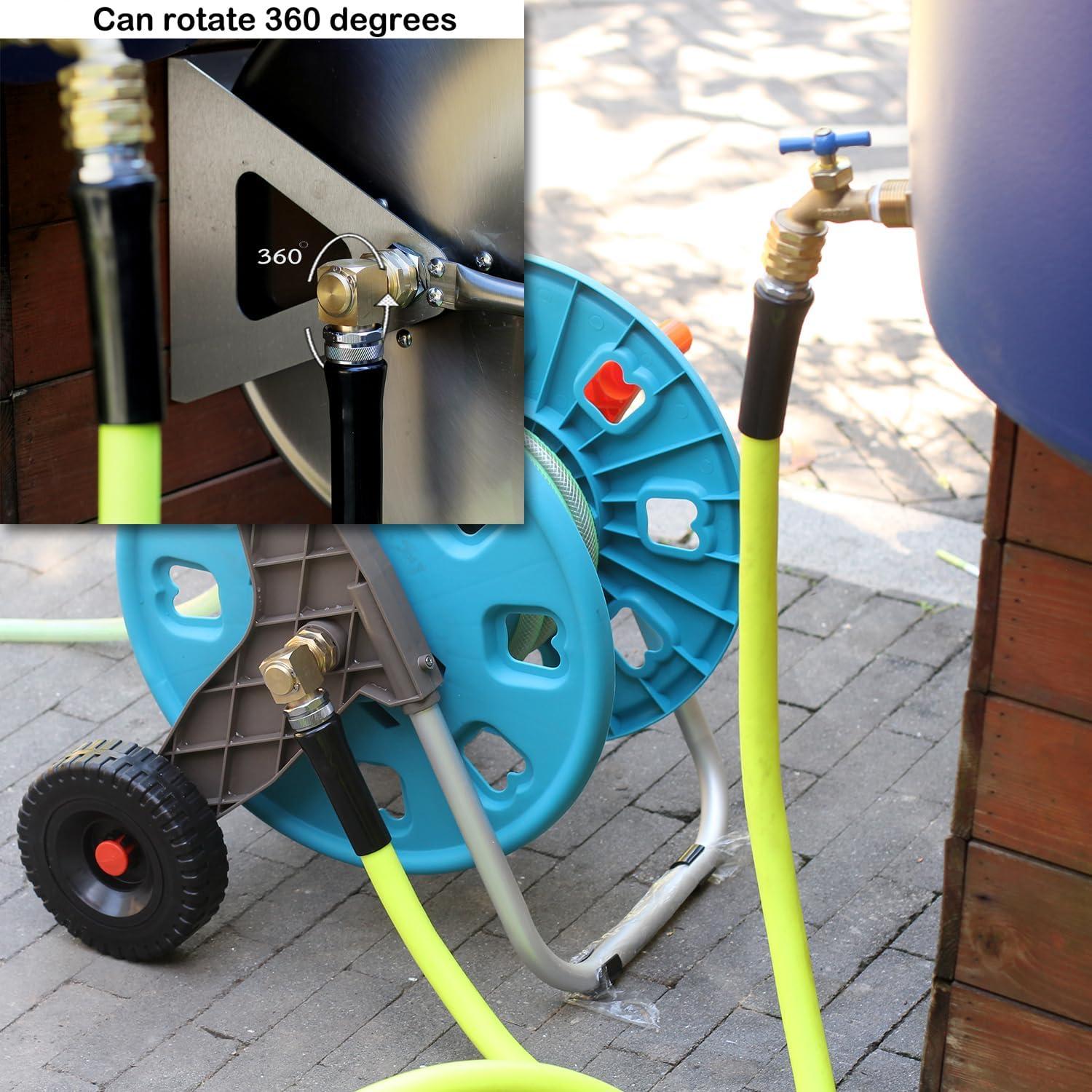 Conector de codo giratorio YELUN para manguera de jardín 90°