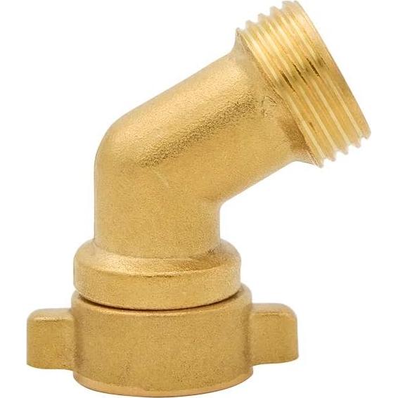 Conector de Manguera en Ángulo HYDRO MASTER Latón 3/4"