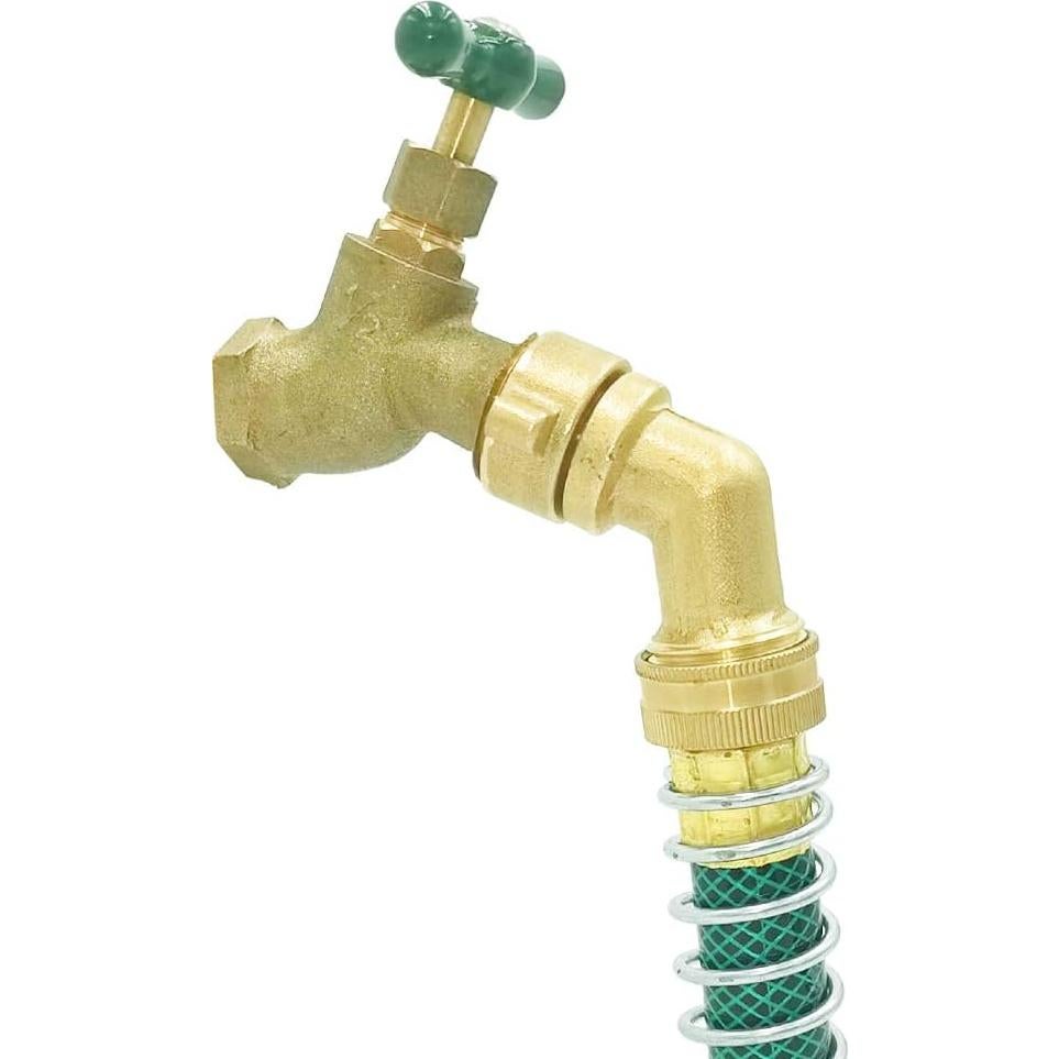 Conector de Manguera en Ángulo HYDRO MASTER Latón 3/4"