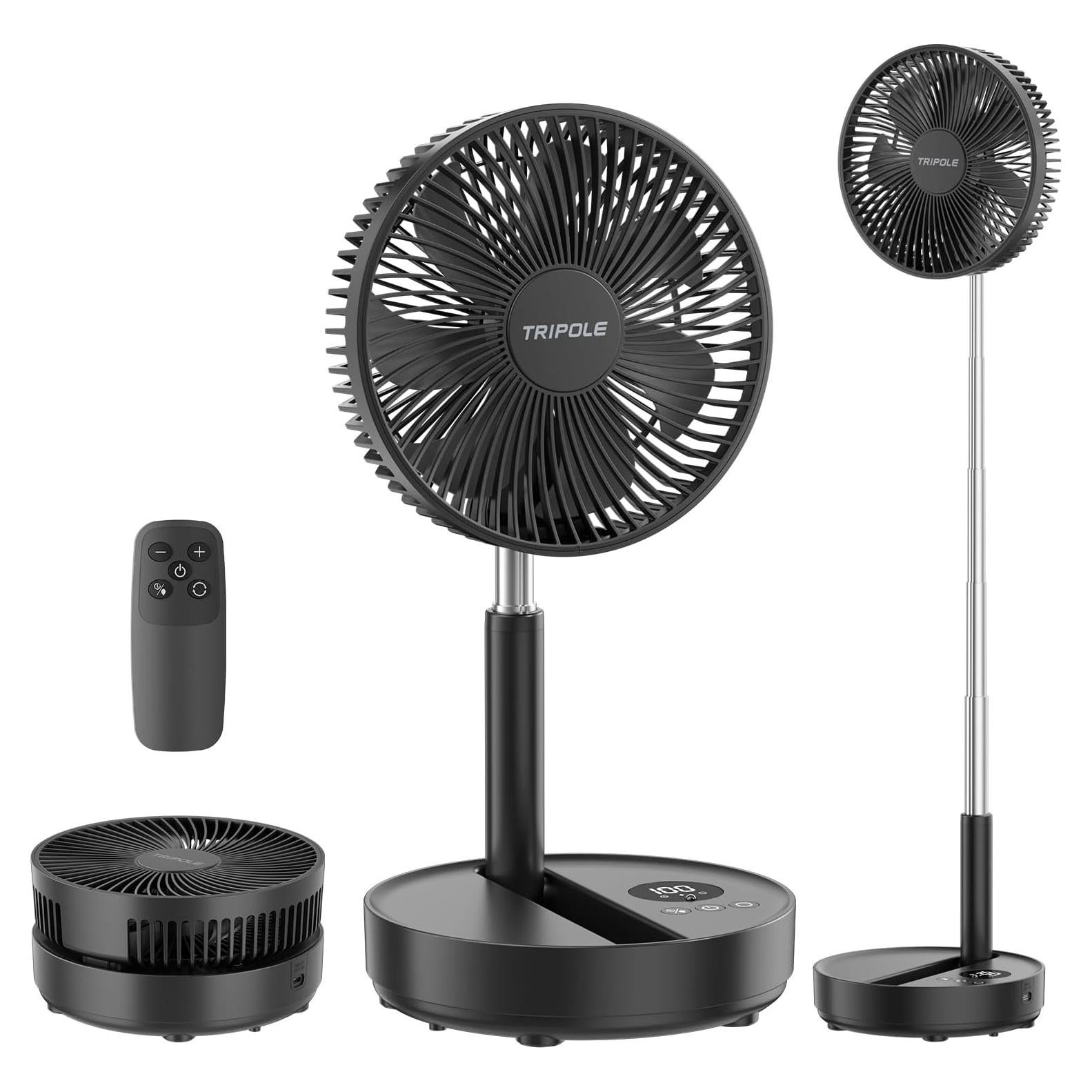 Ventilador de Pie TriPole KW64 Oscilante Recargable 8000mAh