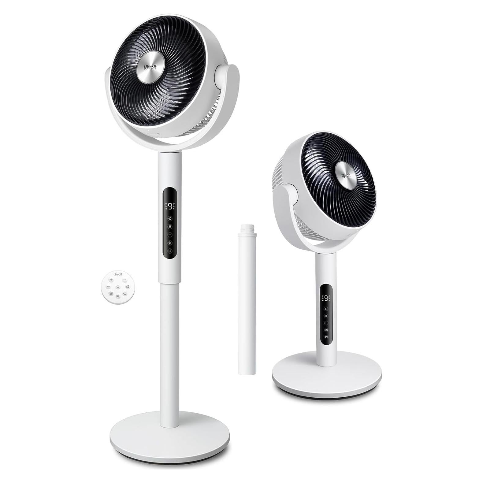 Ventilador de Pie Levoit CirculAir 908 CFM, Silencioso 20dB, 9 Velocidades