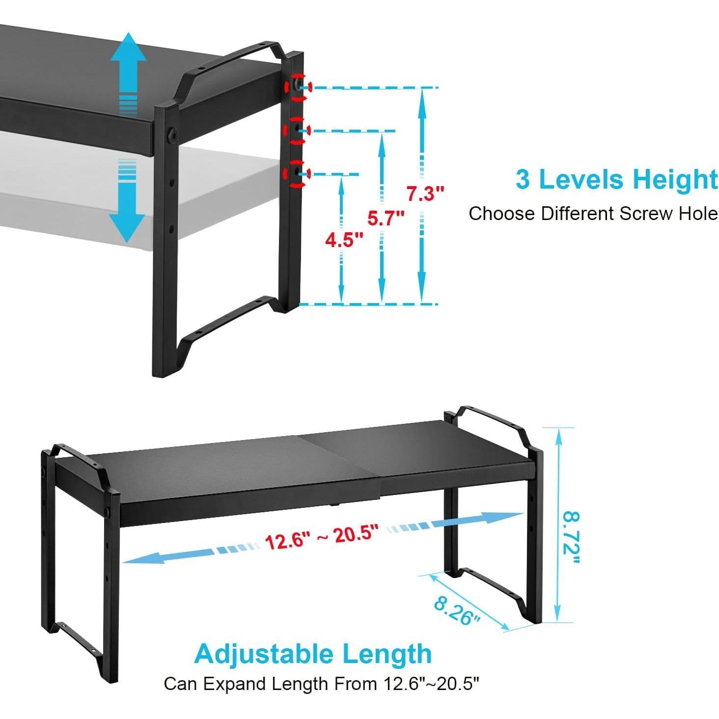 Estantes Expandibles X-cosrack para Gabinete de Cocina