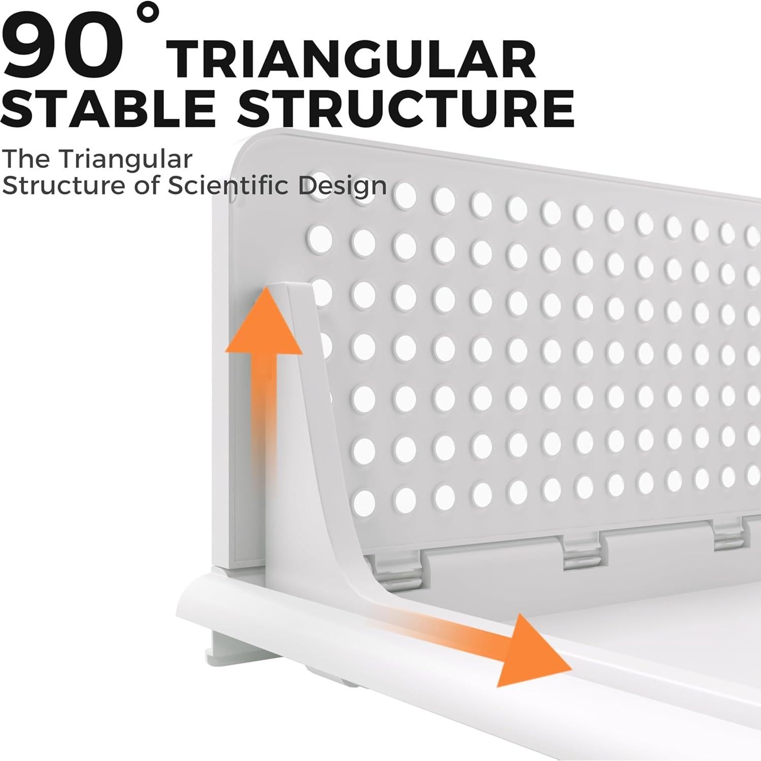 Cesta de Almacenamiento Plástica Apilable Pinkpum 4 Pzas