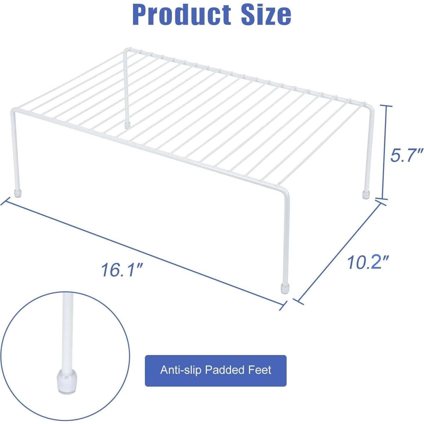 Juego de 2 estantes grandes JBESUHI para cocina 40.9x25.9 cm