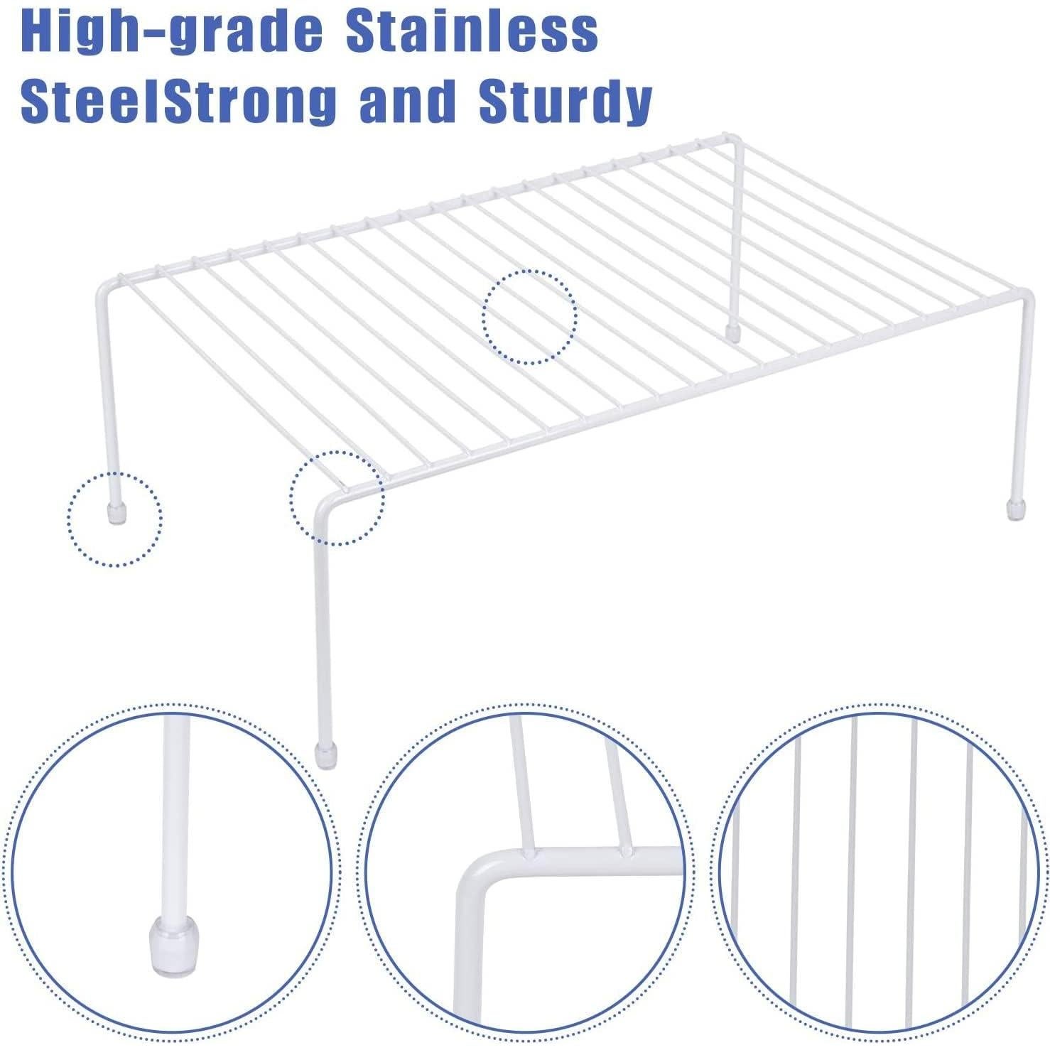 Juego de 2 estantes grandes JBESUHI para cocina 40.9x25.9 cm