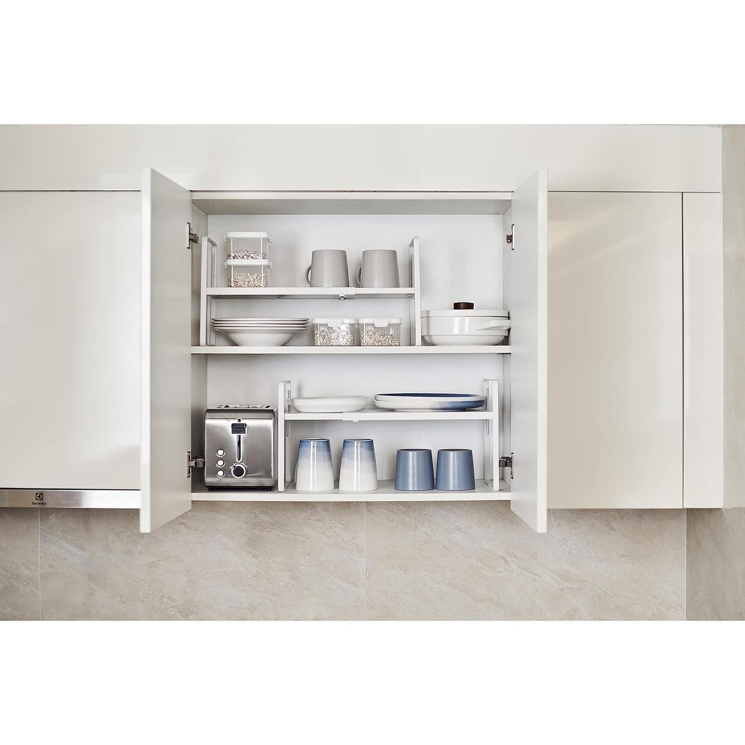Estante Organizador Ajustable Nxconsu Blanco 35-62 cm