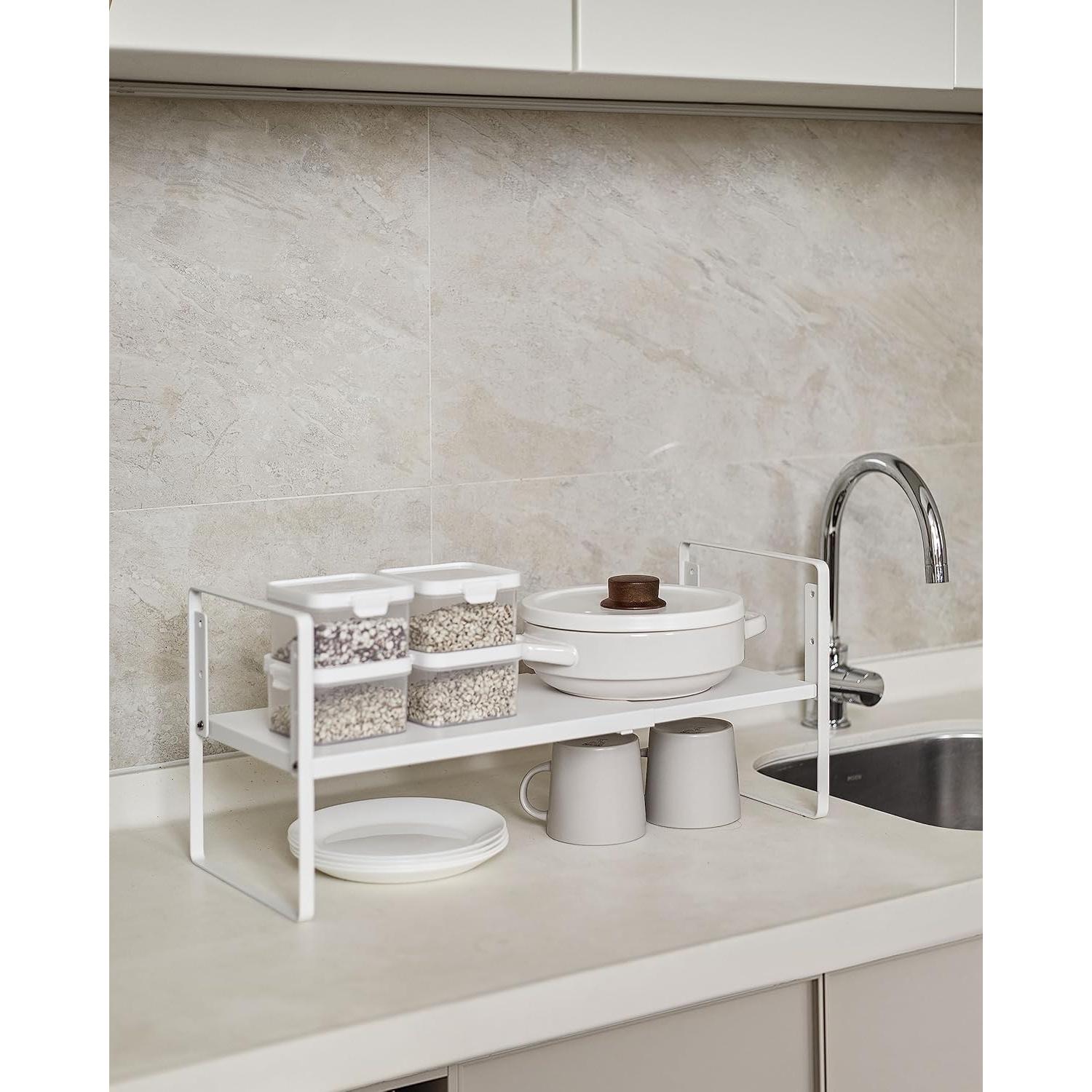 Estante Organizador Ajustable Nxconsu Blanco 35-62 cm