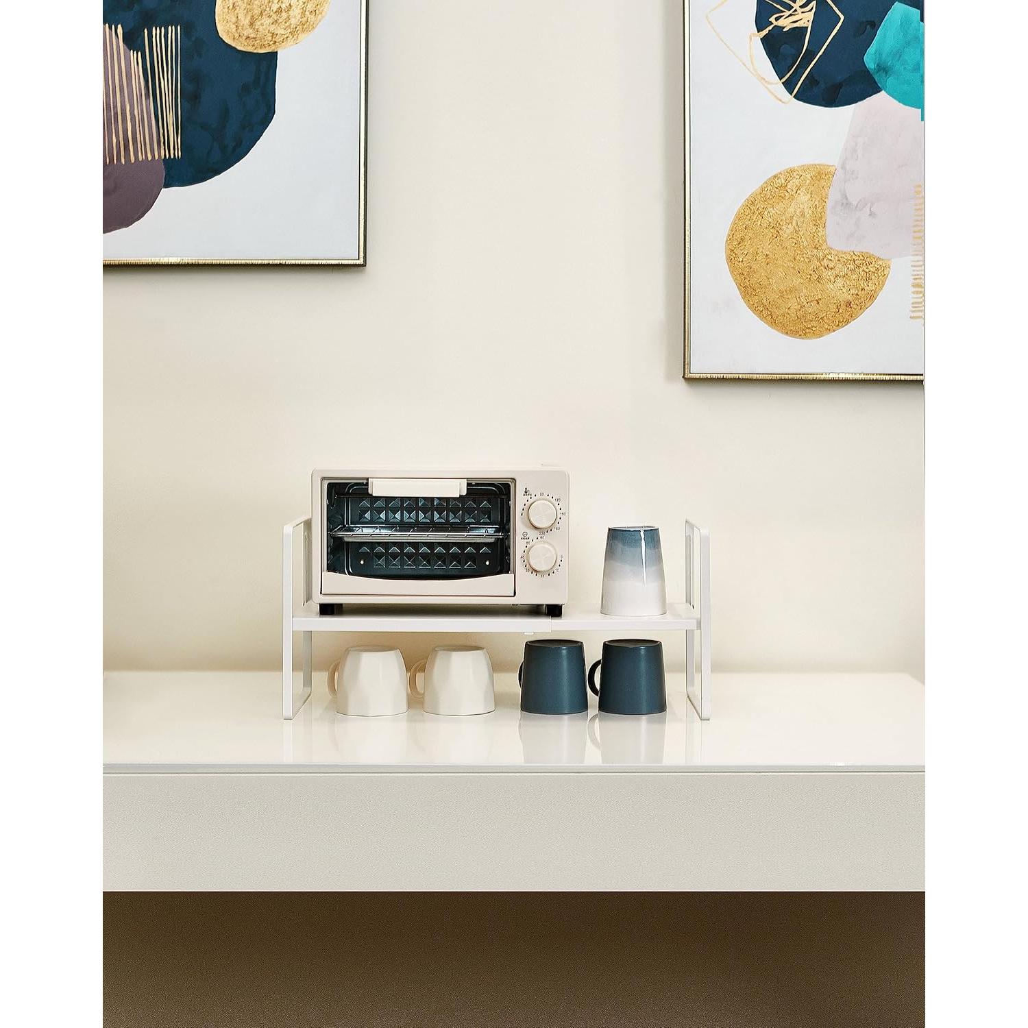 Estante Organizador Ajustable Nxconsu Blanco 35-62 cm