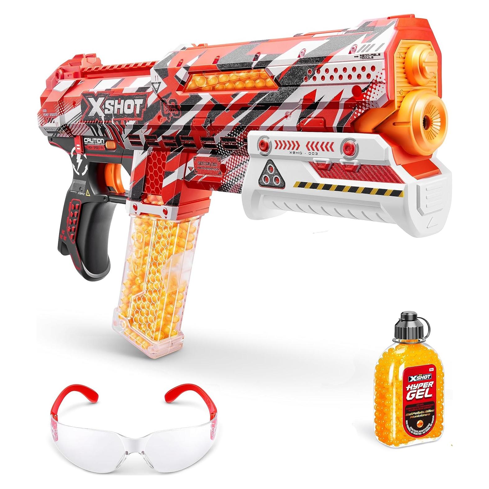 Blaster de Gel XShot Hyper Clutch ZURU 5000 Pellets 100 Capacidad