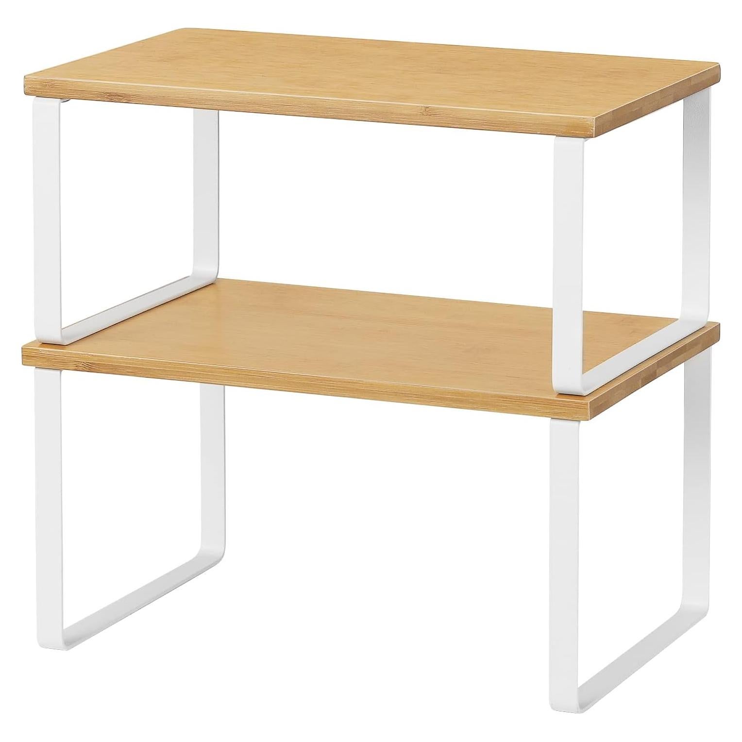 Organizador de Estantes de Cocina NEX, Apilable 2 Piezas