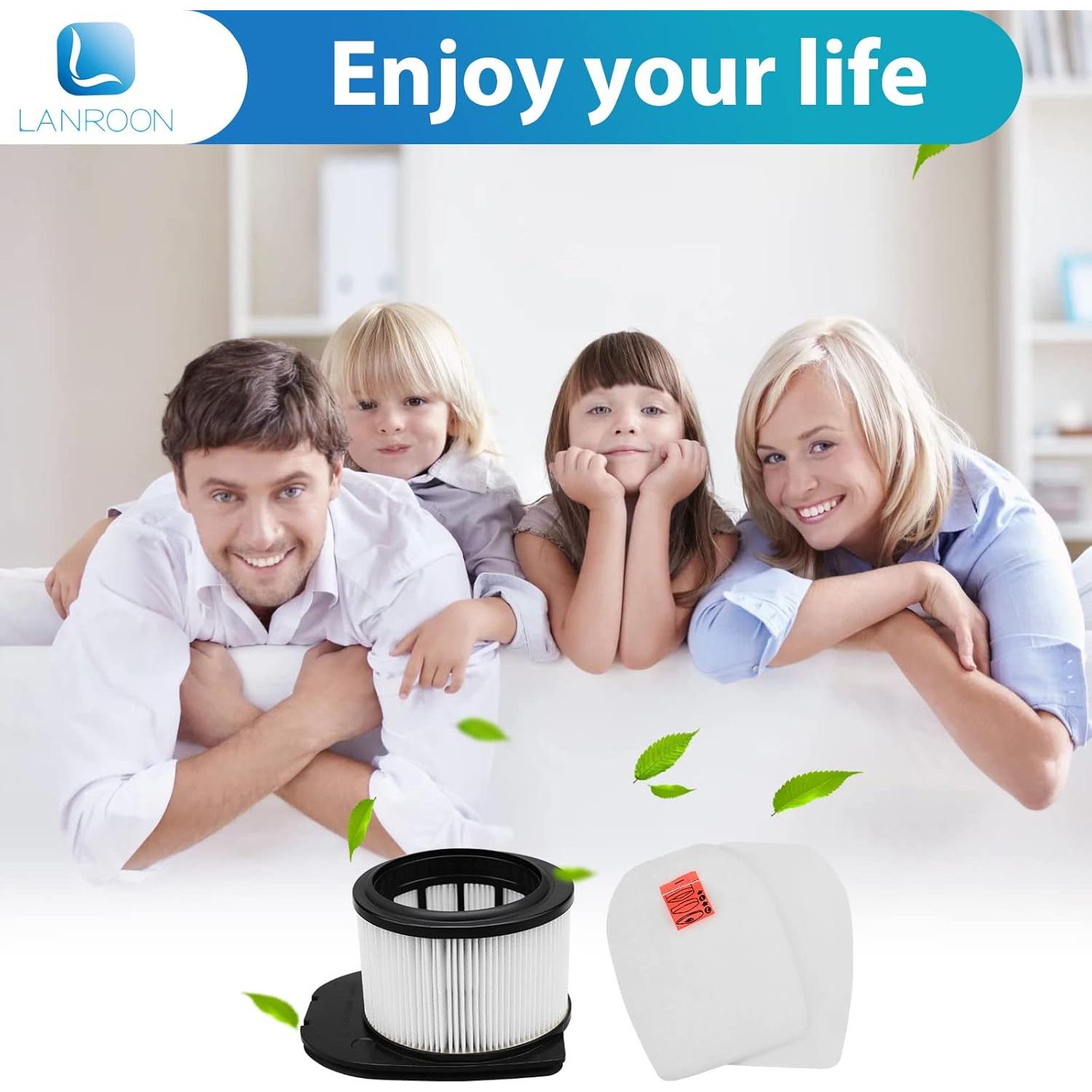 Filtro HEPA LANROON IZ862H para aspiradora Shark, 2 filtros + 4 kit